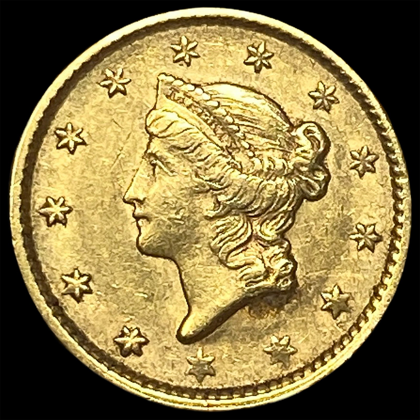 1851 Gold $1 Type 1 UNCIRCULATED: 1851 Gold $1 Type 1 UNCIRCULATED