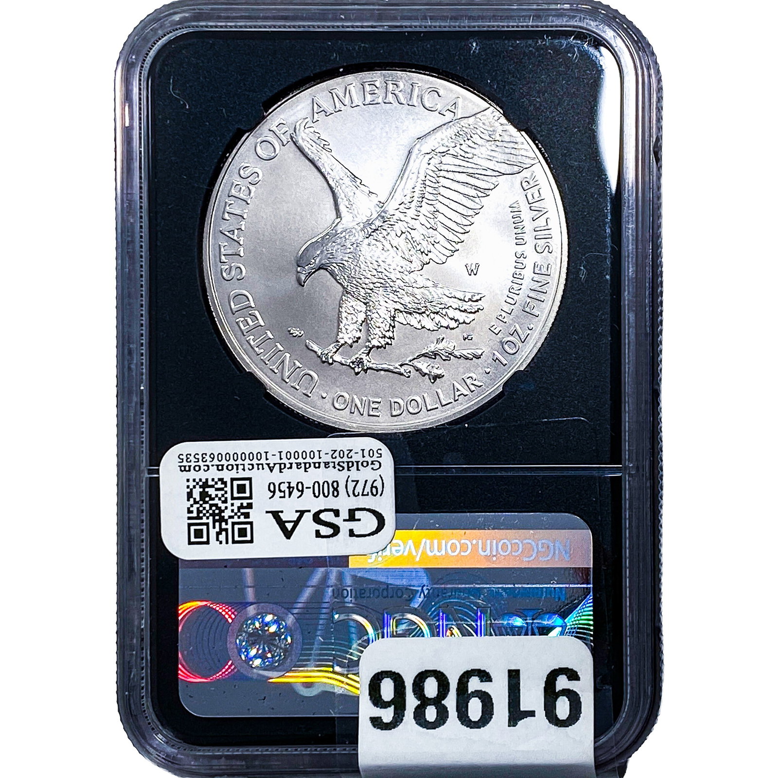 2022 Silver Eagle NGC MS69 - 2