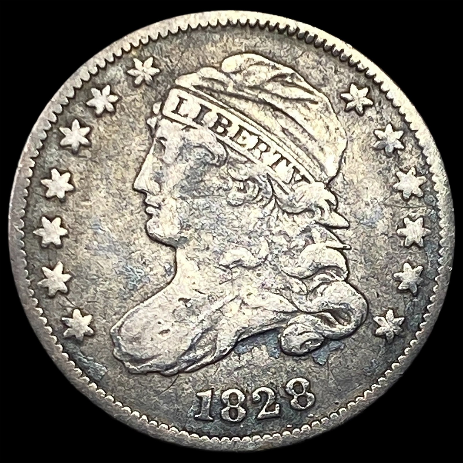 1828 Capped Bust Dime LIGHTLY CIRCULATED (1 of 2)