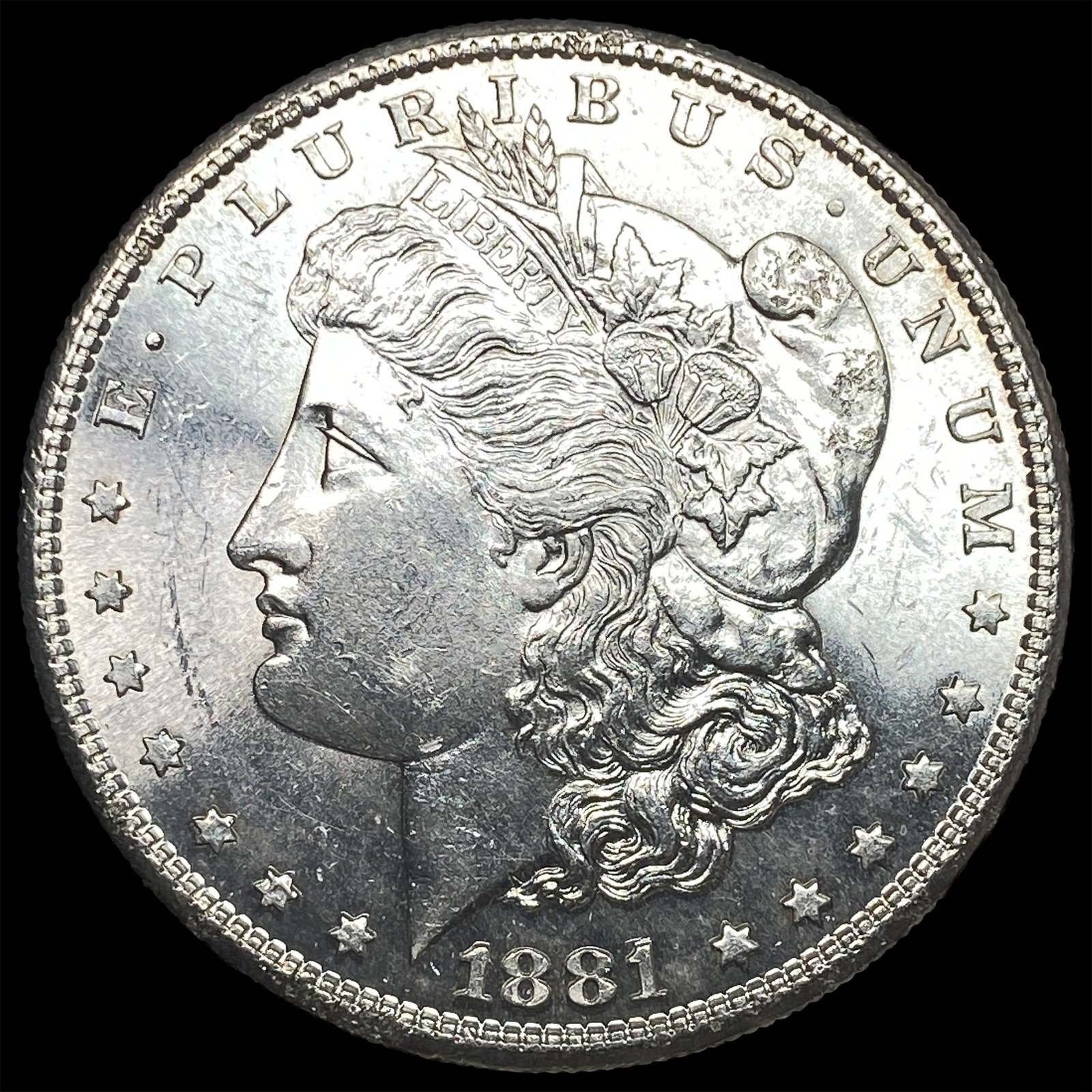 1881-S Silver Morgan Dollar CHOICE BU: 1881-S Silver Morgan Dollar CHOICE BU
