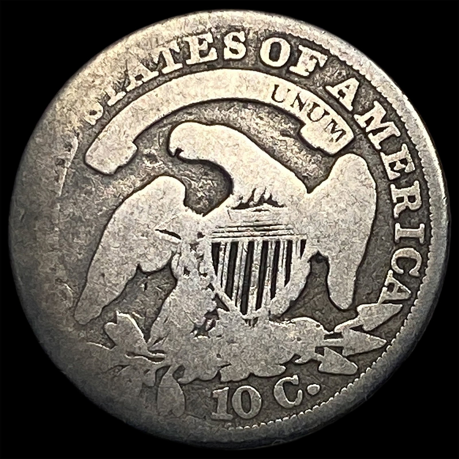 1834 Capped Bust Dime NICELY CIRCULATED - 2