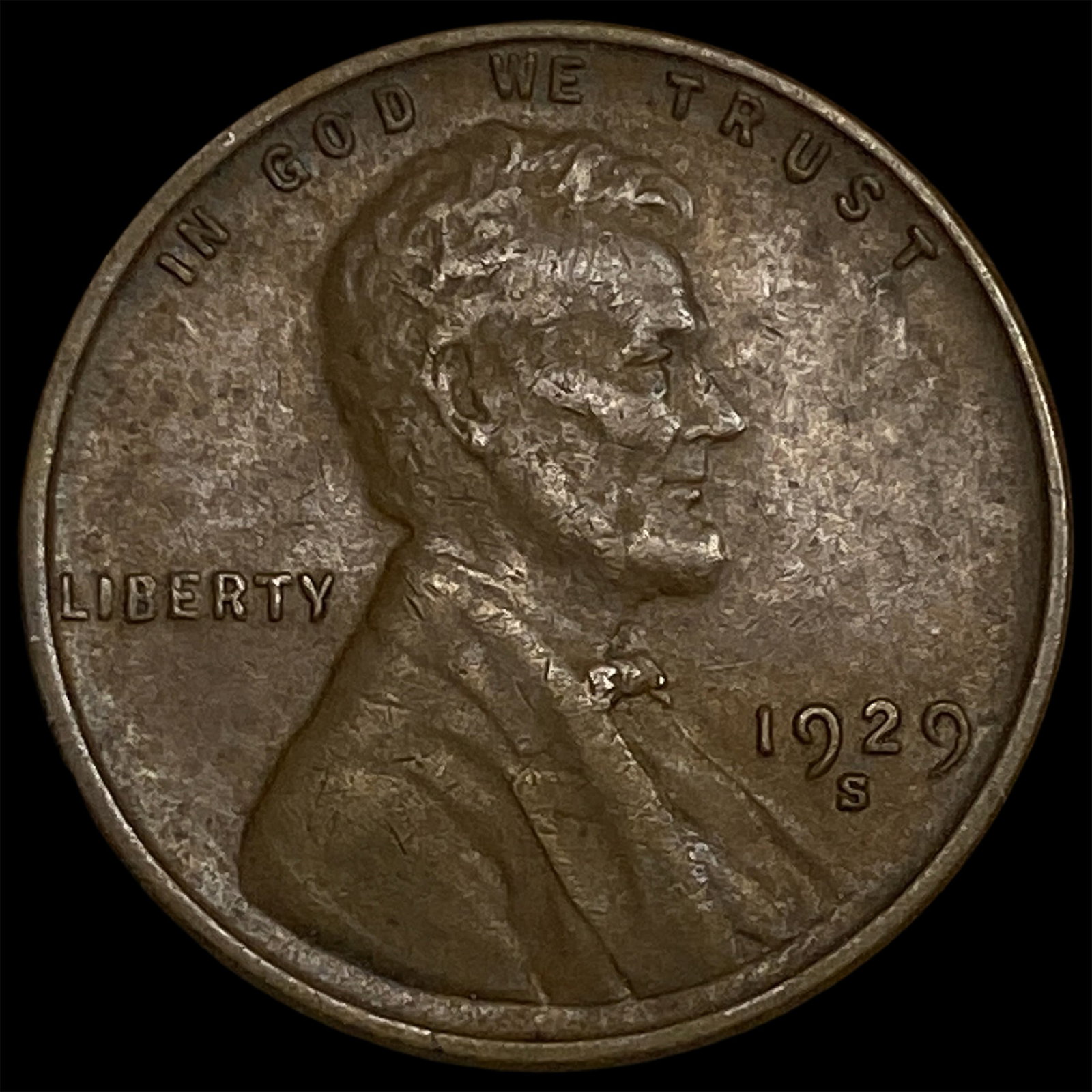 1929-S Lincoln Wheat Cent NEARLY UNCIRCULATED: 1929-S Lincoln Wheat Cent NEARLY UNCIRCULATED