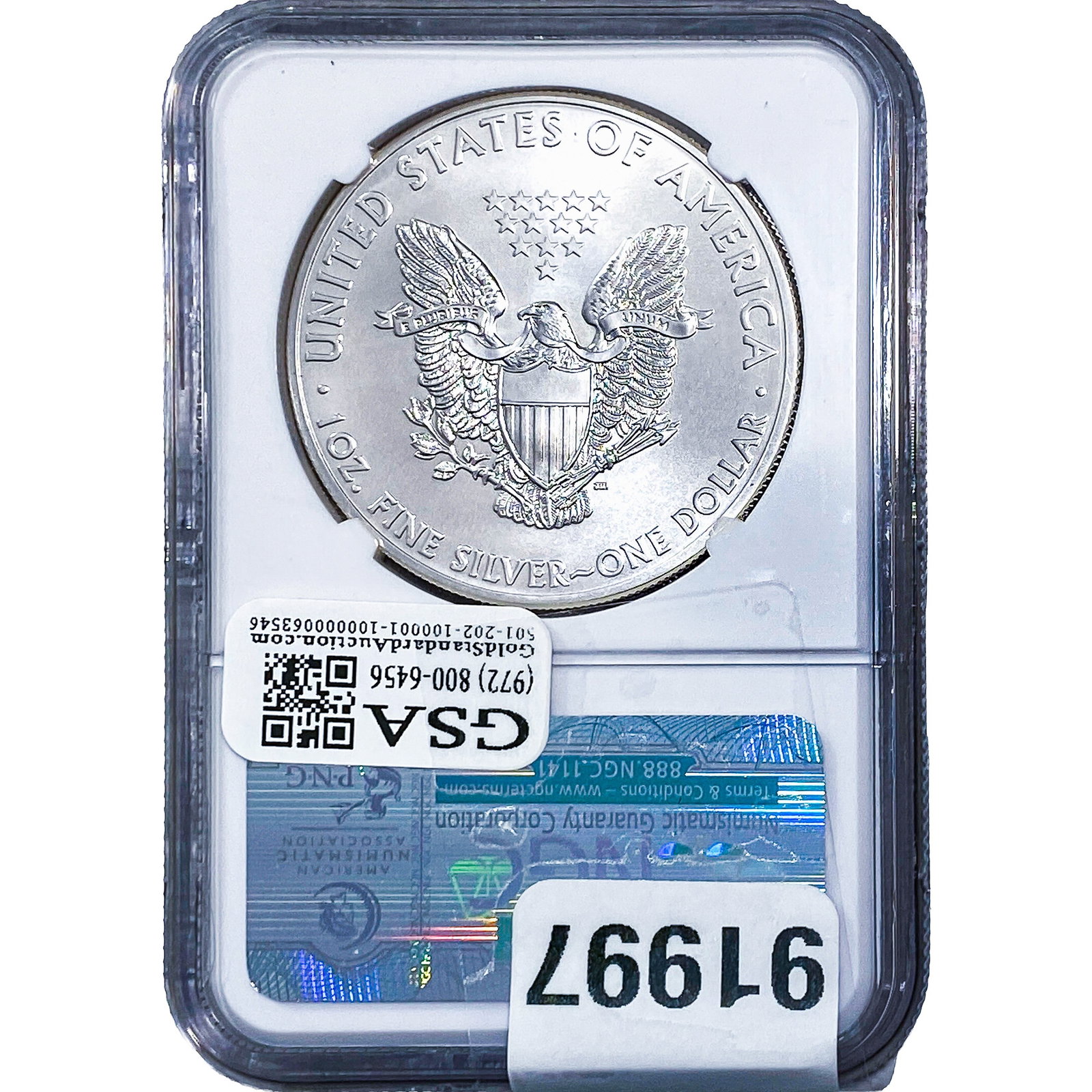 2012 Silver Eagle NGC MS70 - 2