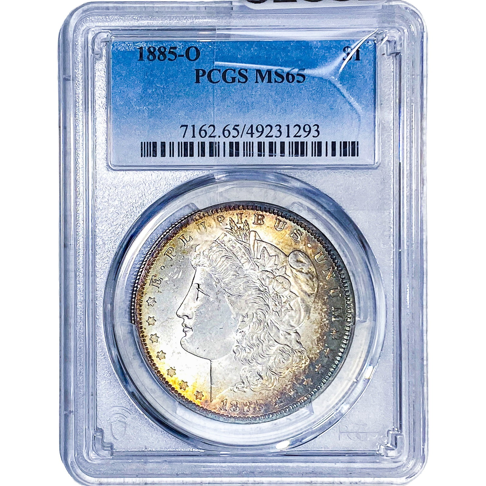 1885-O Morgan Silver Dollar PCGS MS65: 1885-O Morgan Silver Dollar PCGS MS65