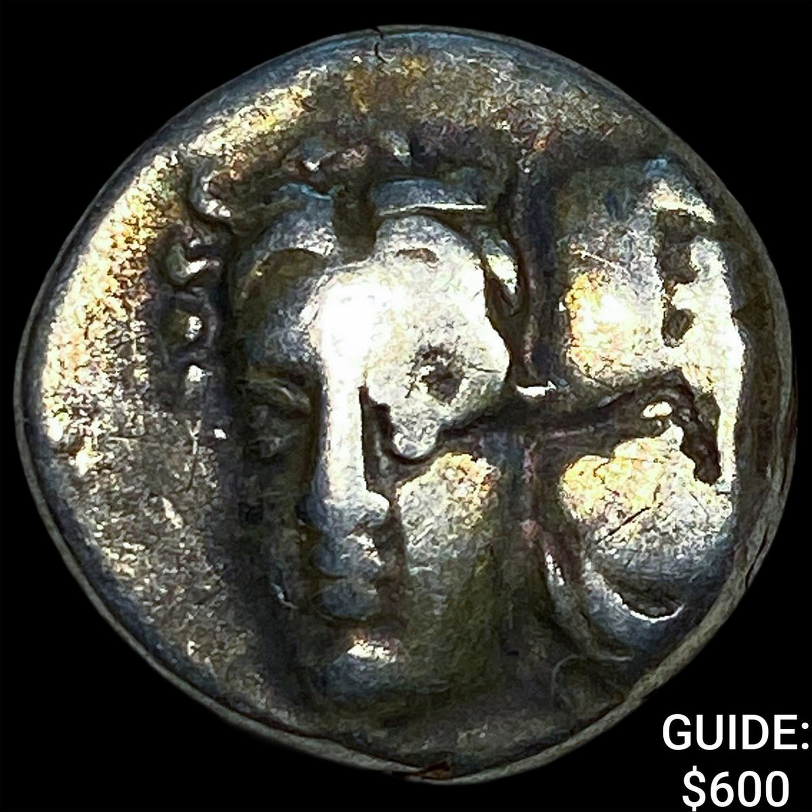 Ancient Greece Moesia, Istros 4th Century BC Silver Drachm NEARLY UNCIRCULATED (1 of 2)