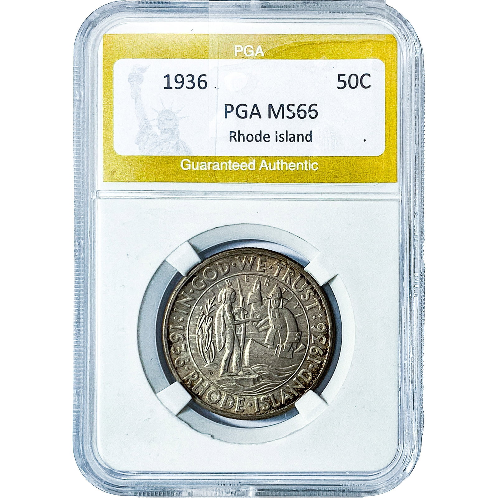 1936 Rhode Island Half Dollar PGA MS66 (1 of 2)