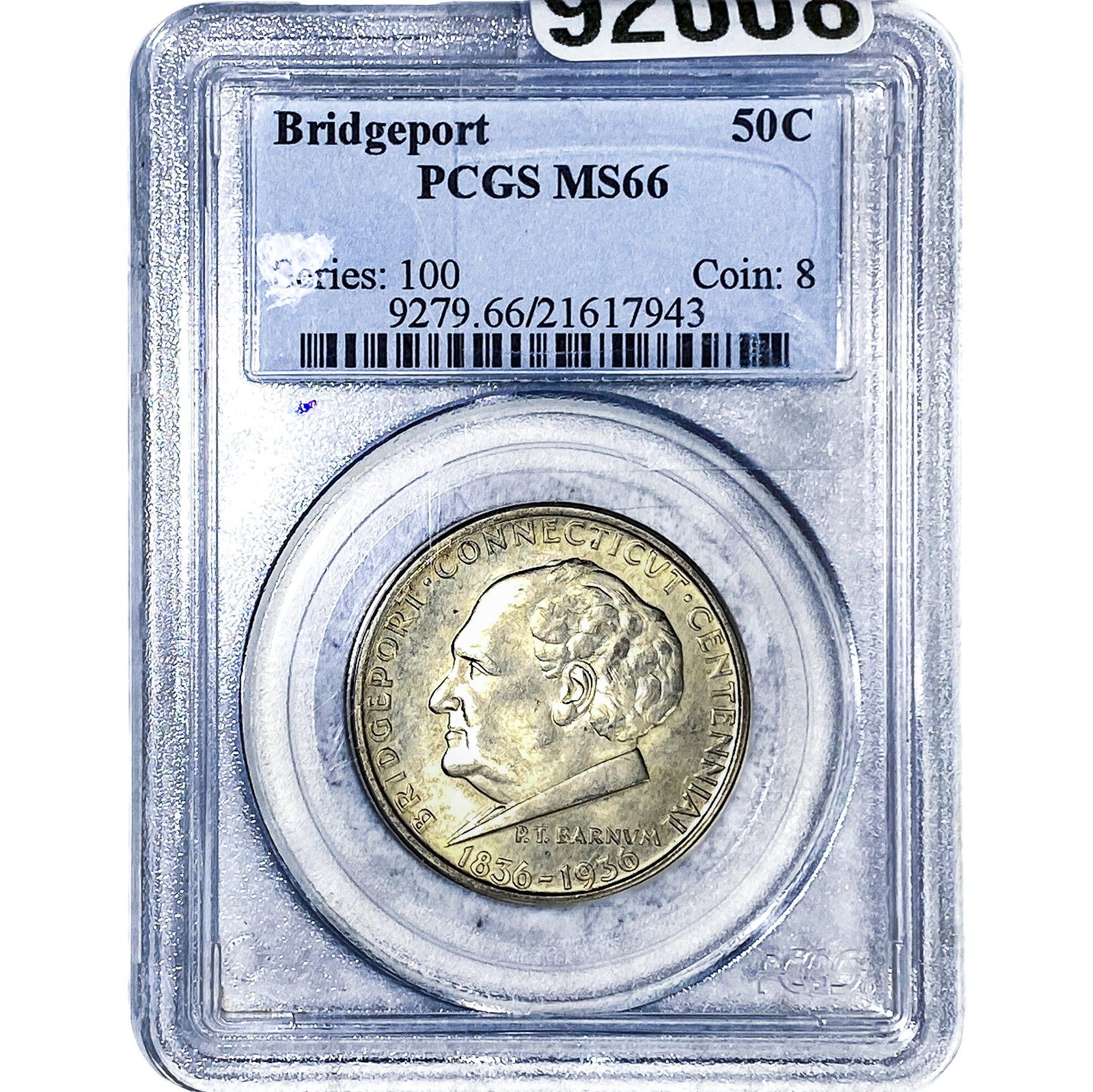 1956 Bridgeport Half Dollar PCGS MS66 (1 of 2)