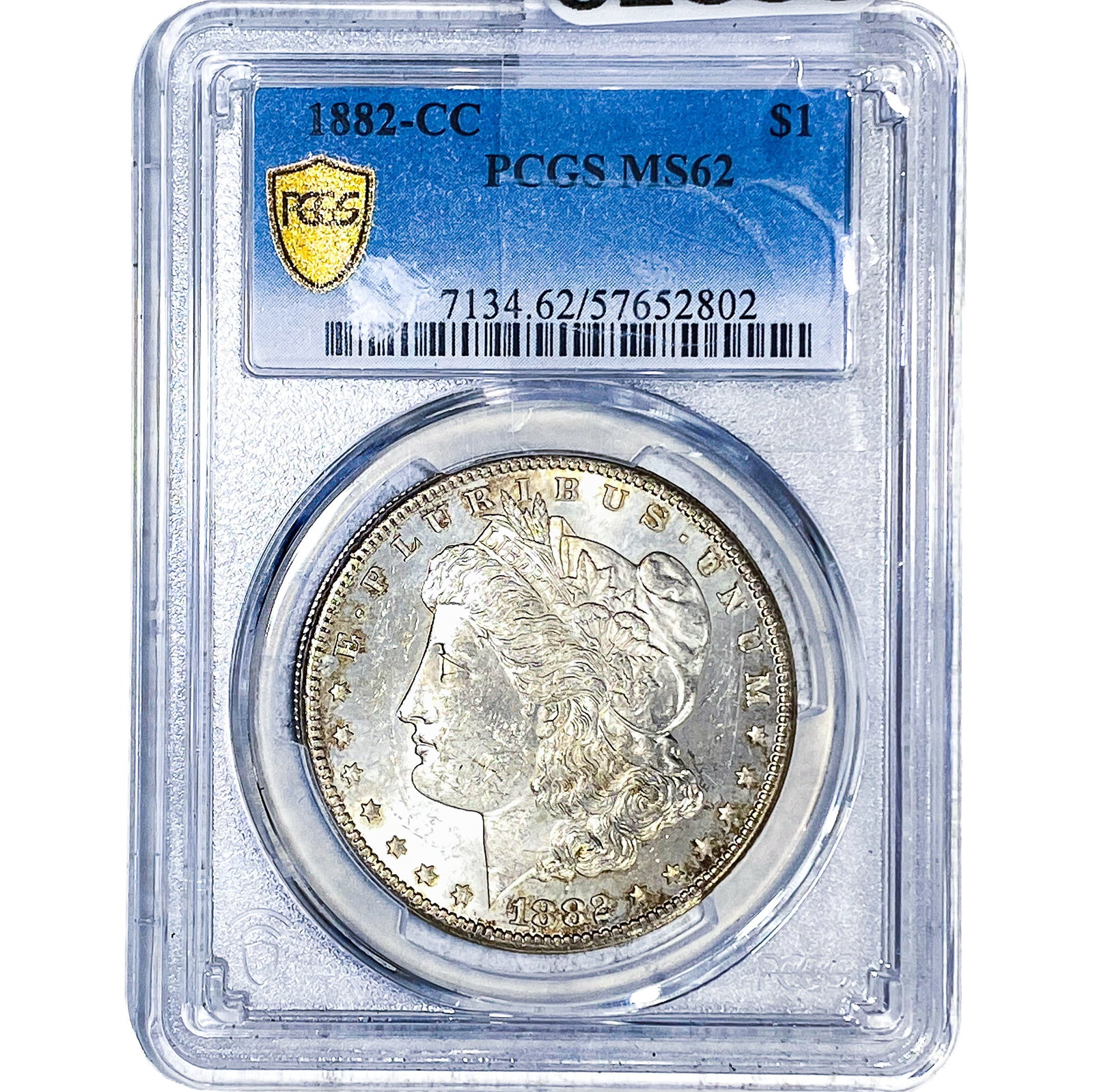1882-CC Morgan Silver Dollar PCGS MS62 (1 of 2)