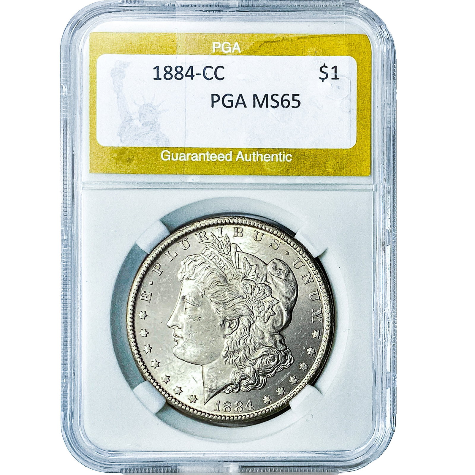 1884-CC Morgan Silver Dollar PGA MS65 (1 of 2)