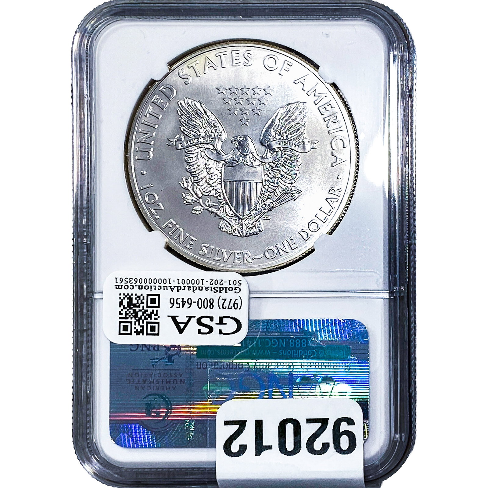 2012 Silver Eagle NGC MS70 - 2