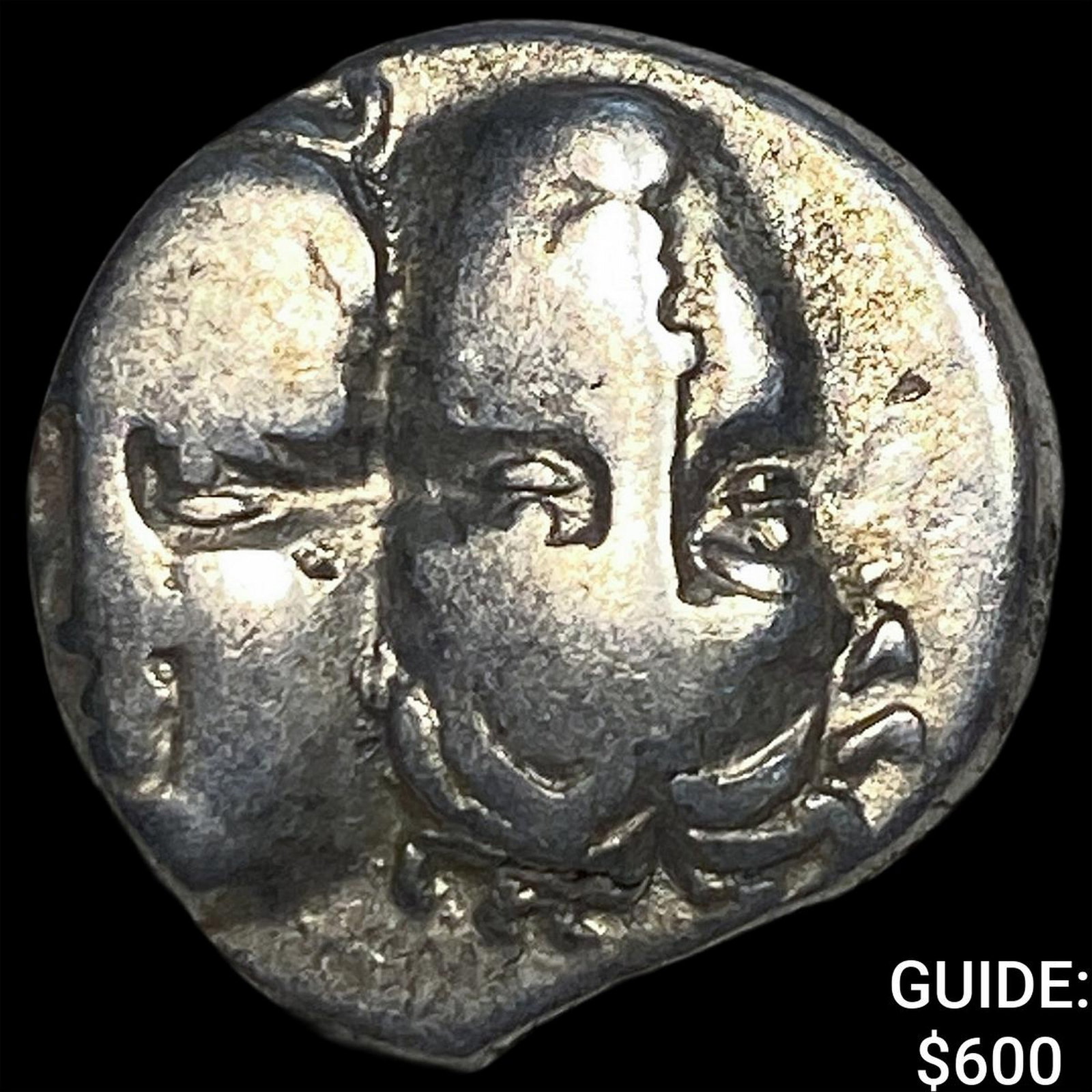 Ancient Greece Moesia, Istros 4th Century BC Silver Drachm NEARLY UNCIRCULATED: Ancient Greece Moesia, Istros 4th Century BC Silver Drachm NEARLY UNCIRCULATED