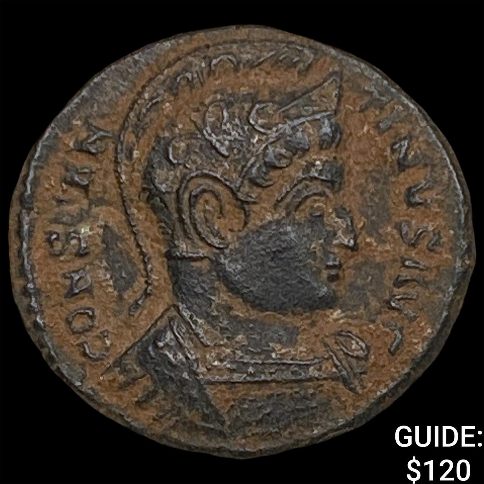Roman Constantine I 307-337 AD Bronze Follis: Roman Constantine I 307-337 AD Bronze Follis