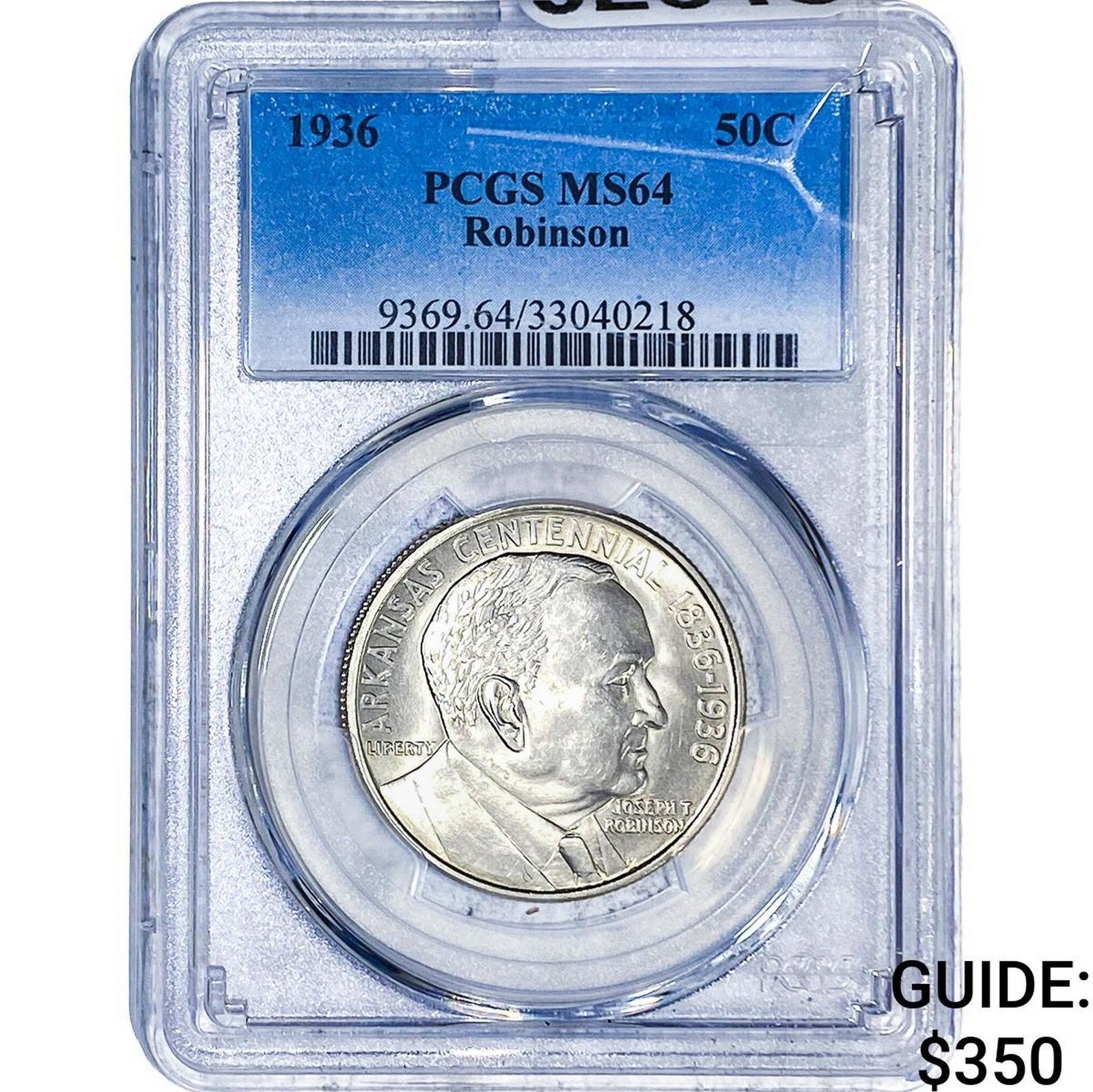 1936 Robinson Half Dollar PCGS MS64: 1936 Robinson Half Dollar PCGS MS64