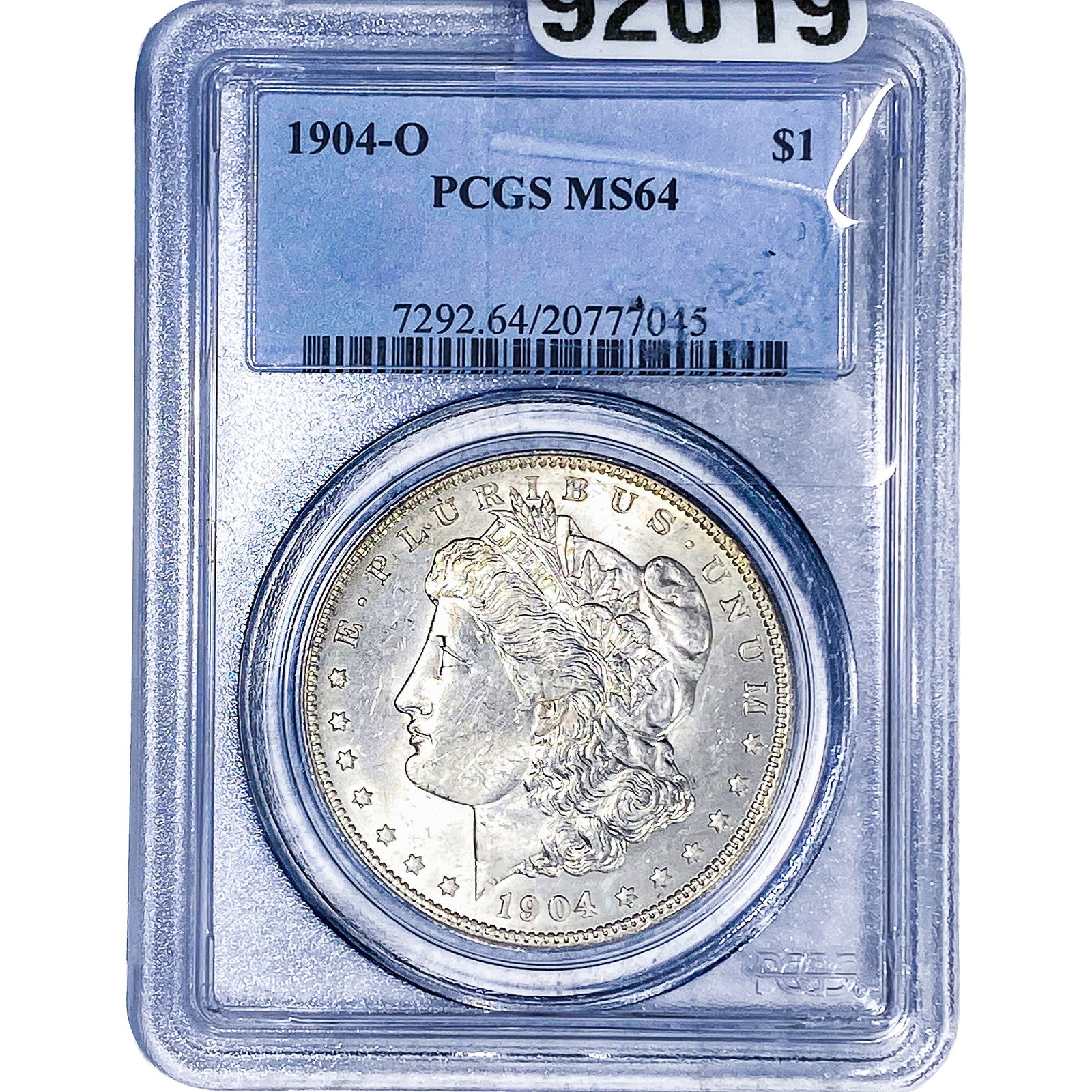 1904-O Morgan Silver Dollar PCGS MS64: 1904-O Morgan Silver Dollar PCGS MS64