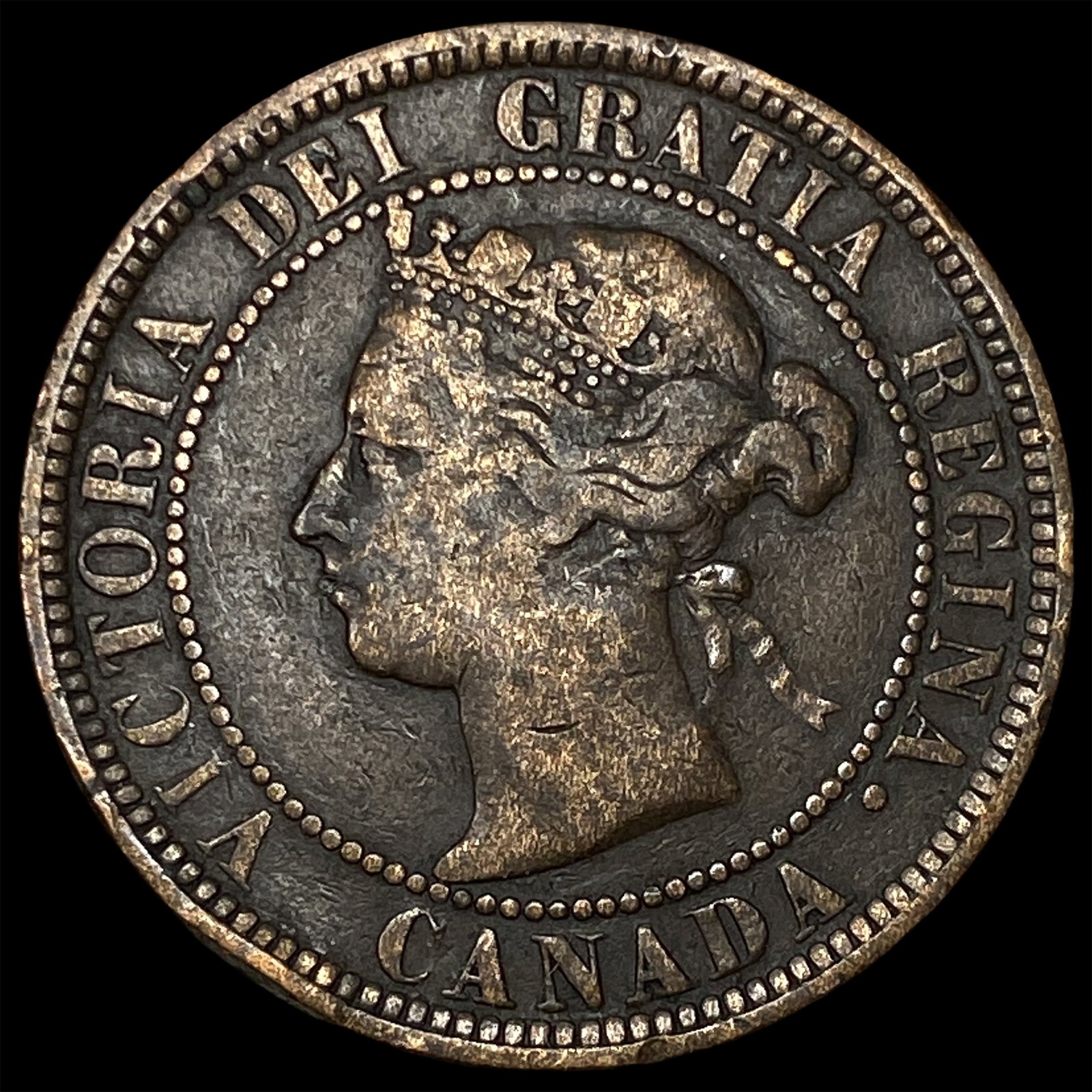 1886 Canada Bronze Large Cent: 1886 Canada Bronze Large Cent