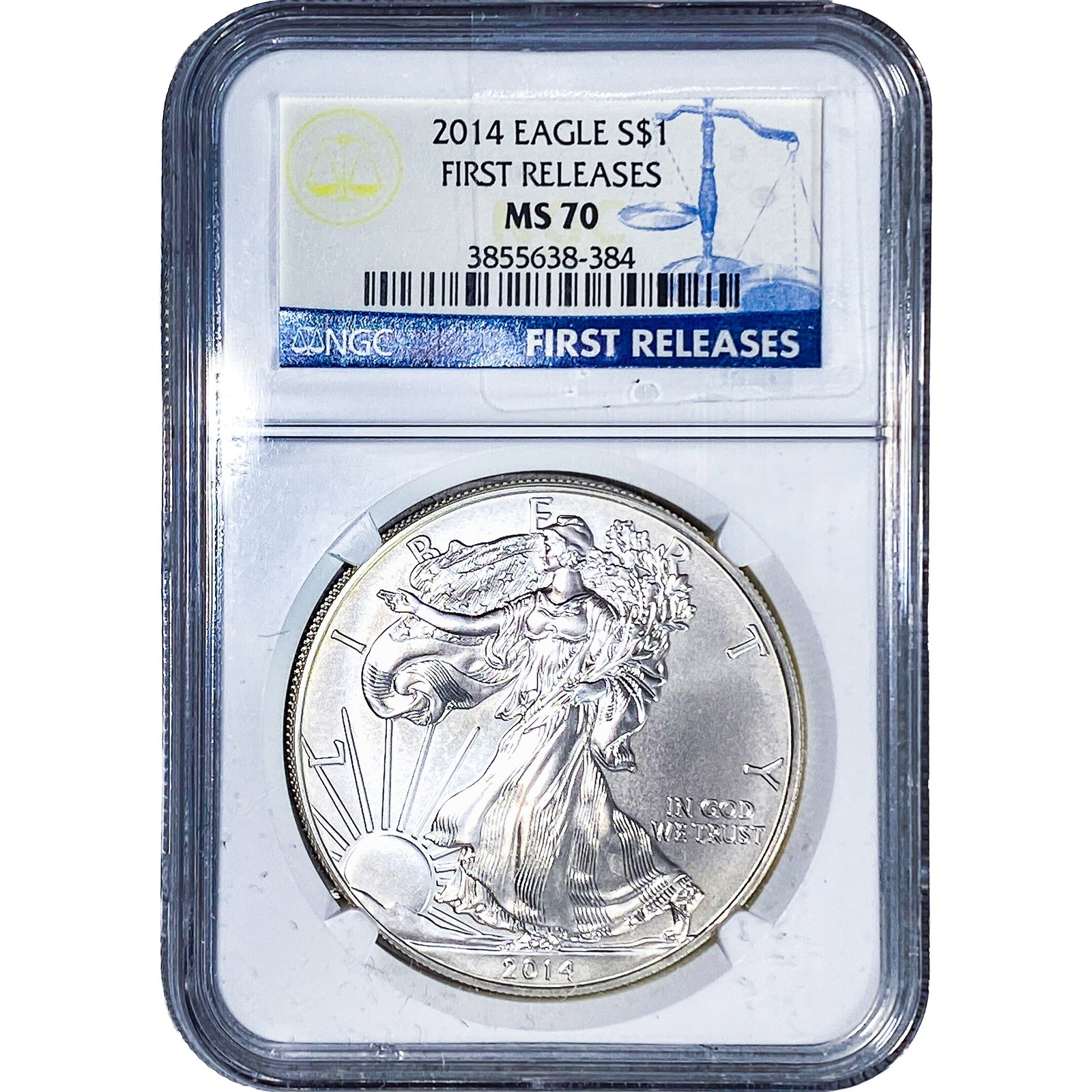 2014 Silver Eagle NGC MS70: 2014 Silver Eagle NGC MS70