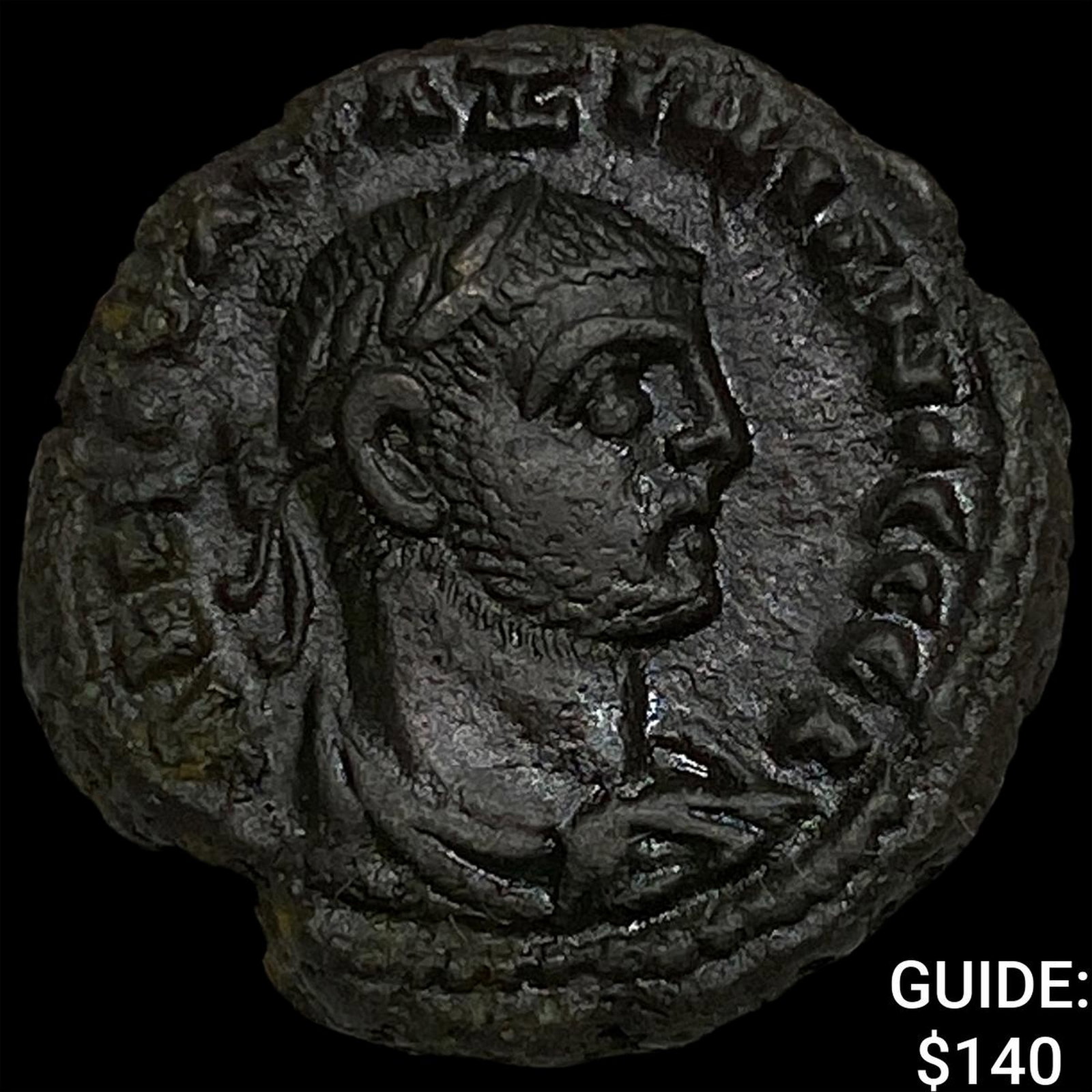 Roman Egypt Maximinus 310 AD BI Tetradrachm: Roman Egypt Maximinus 310 AD BI Tetradrachm
