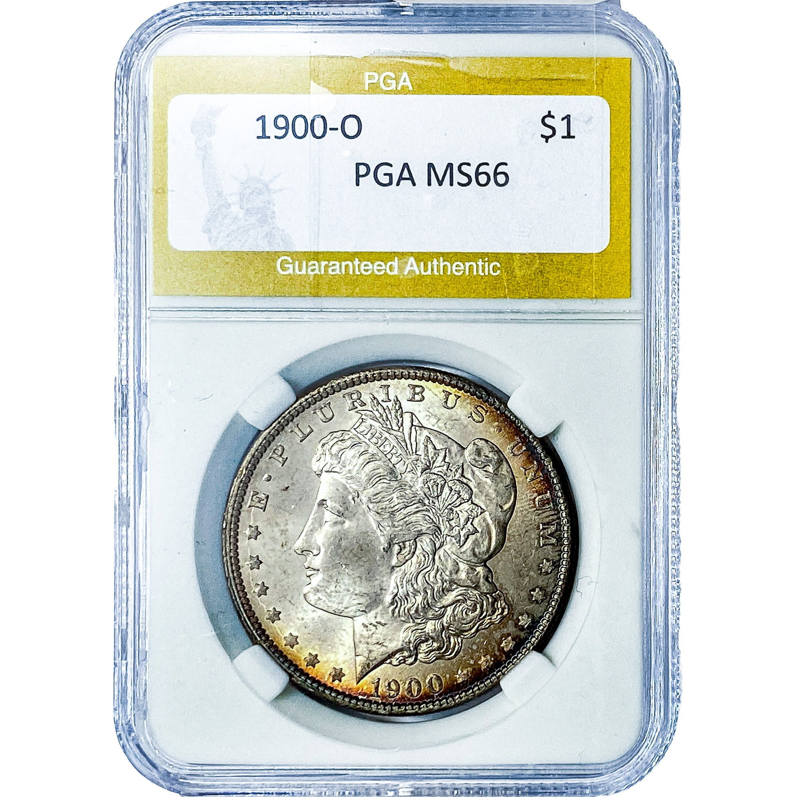 1900-O Morgan Silver Dollar PGA MS66: 1900-O Morgan Silver Dollar PGA MS66