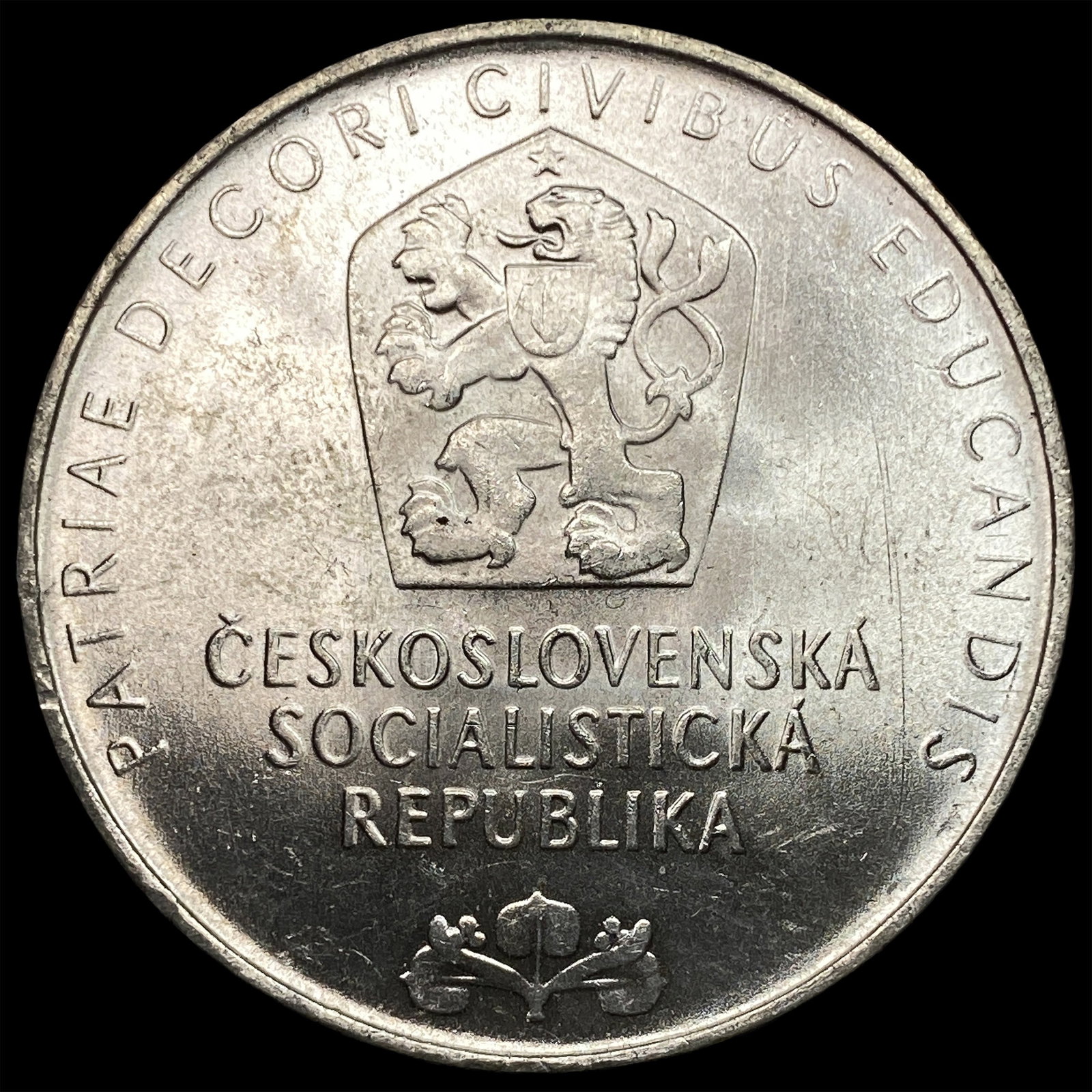 1968 Czechoslovakia Silver 25 Korun: 1968 Czechoslovakia Silver 25 Korun