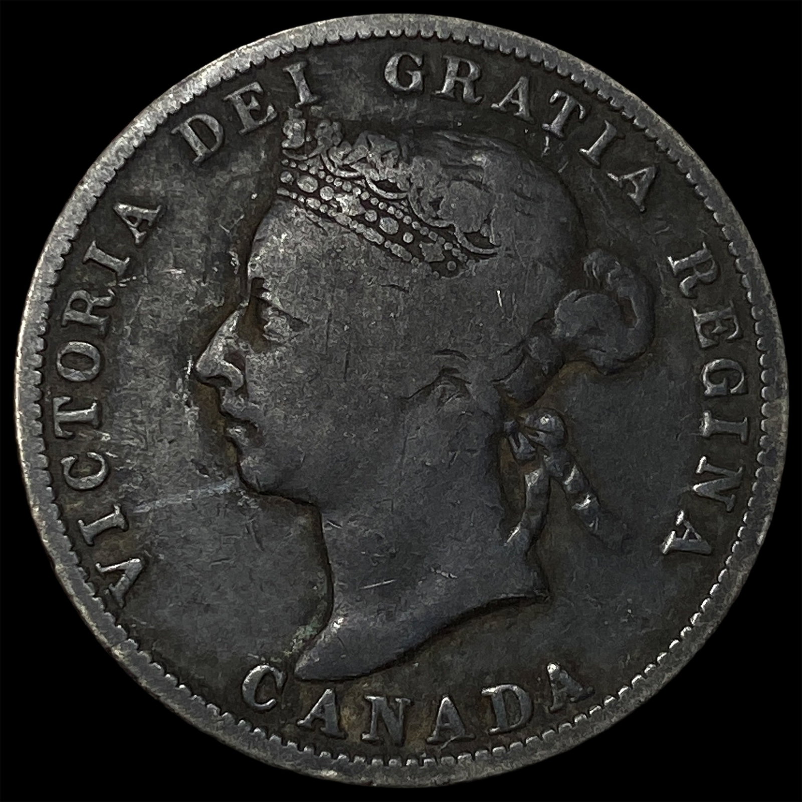 1888 Canada Silver 25 Cents: 1888 Canada Silver 25 Cents