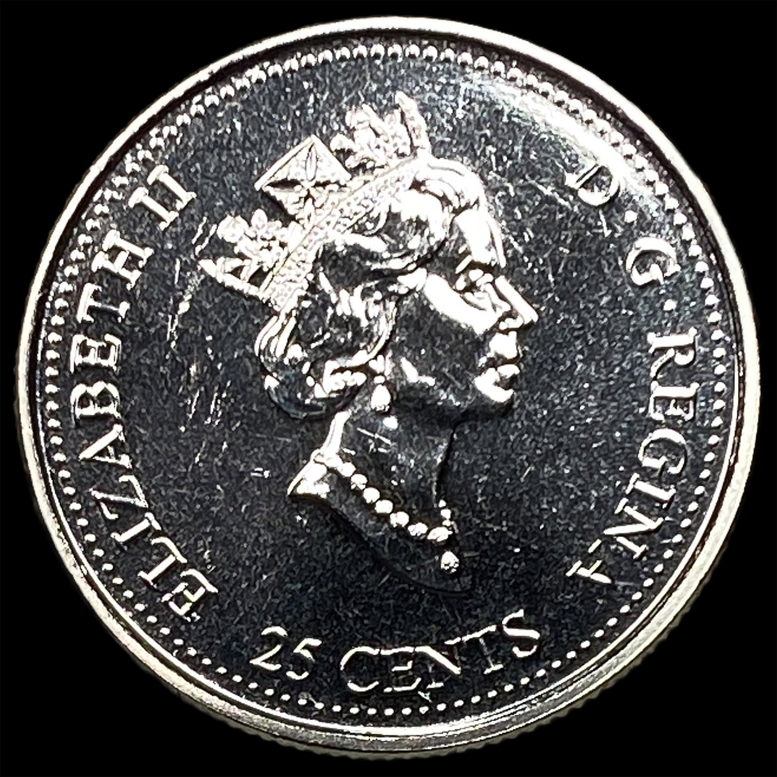 2000 Canada Nickel 25 Cents-Freedom Proof Like (1 of 2)
