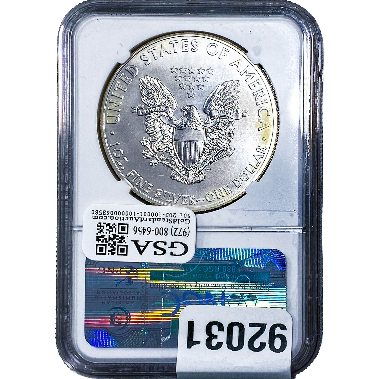 2012 Silver Eagle NGC MS70 - 2
