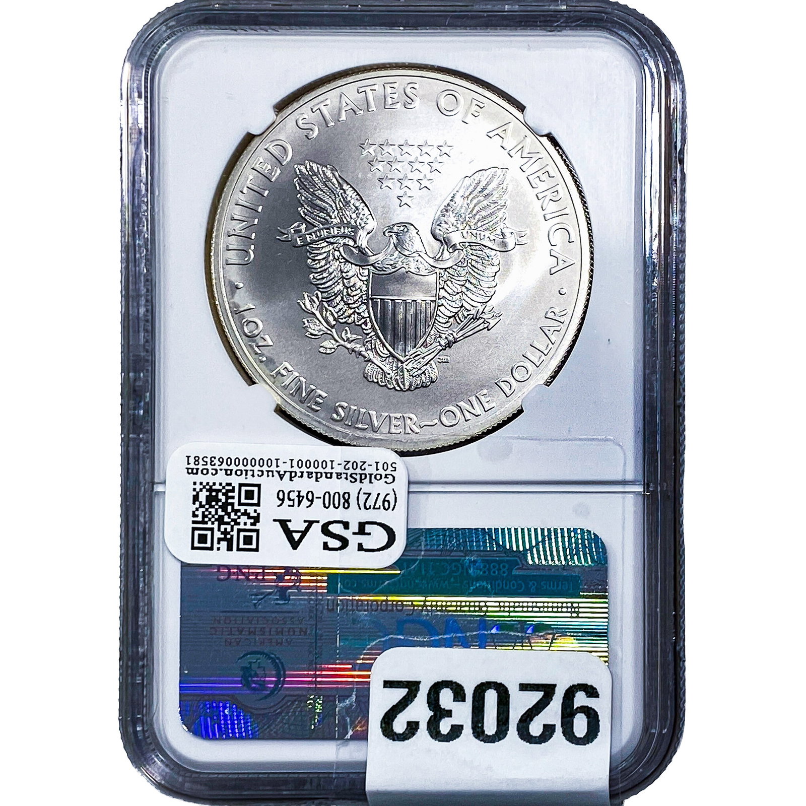 2012 Silver Eagle NGC MS70 - 2