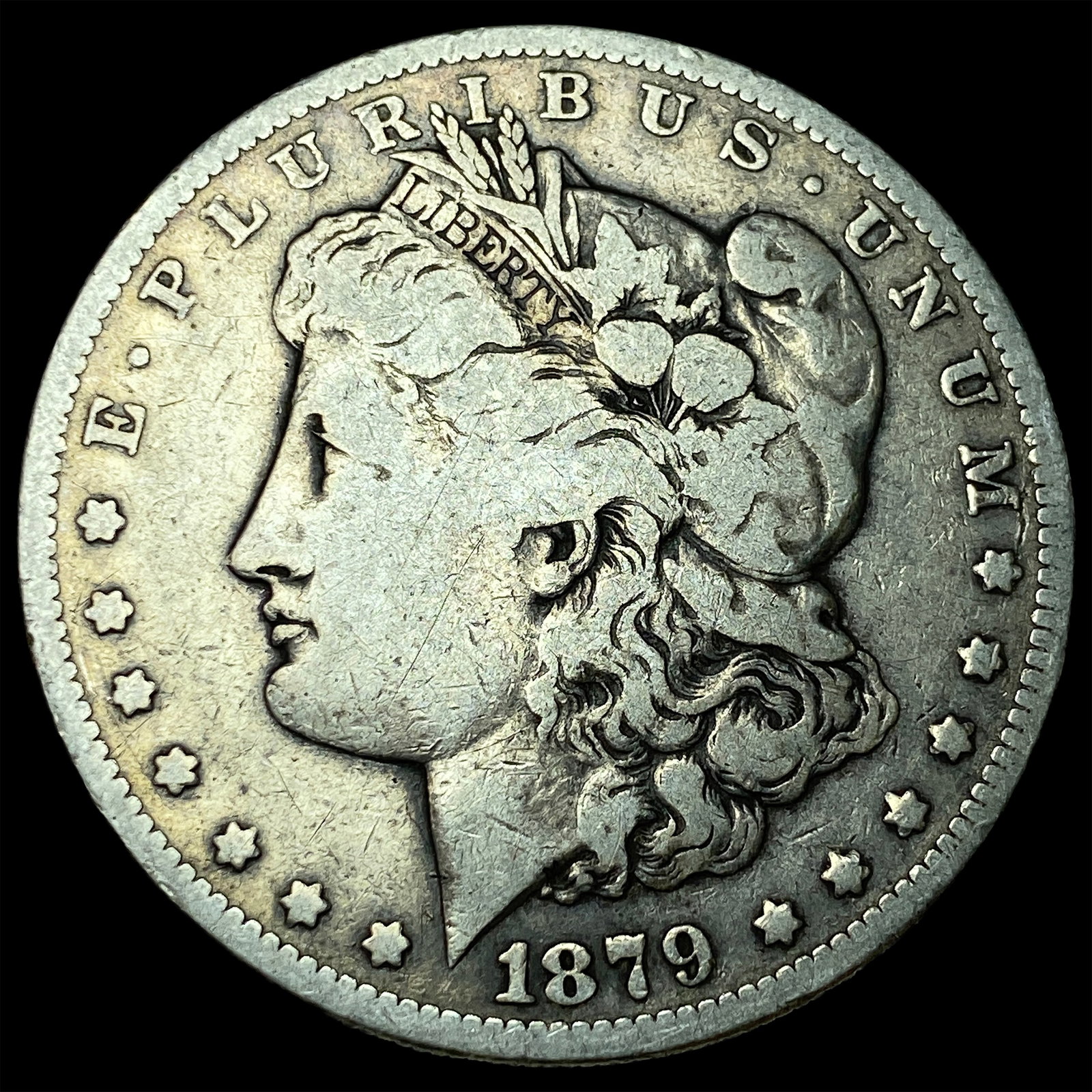 1879-S Silver Morgan Dollar NEARLY UNCIRCULATED: 1879-S Silver Morgan Dollar NEARLY UNCIRCULATED