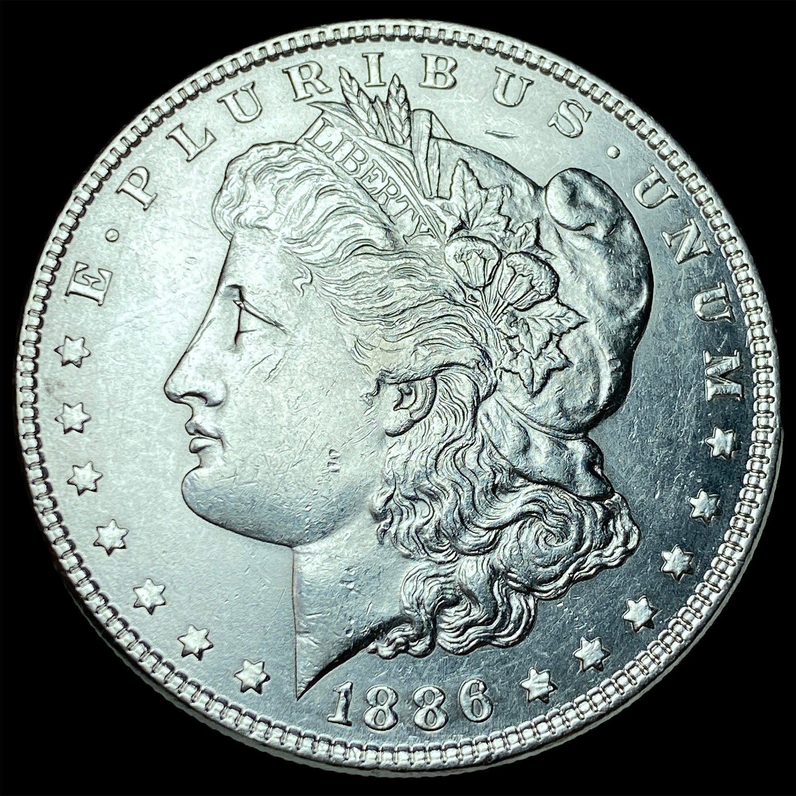 1886 Silver Morgan Dollar UNCIRCULATED: 1886 Silver Morgan Dollar UNCIRCULATED