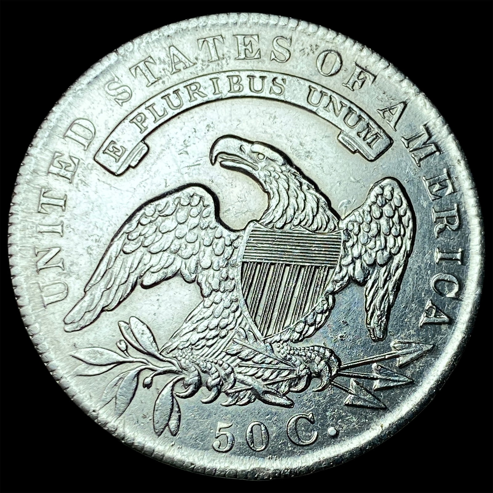 1836 Capped Bust Half Dollar UNCIRCULATED - 2
