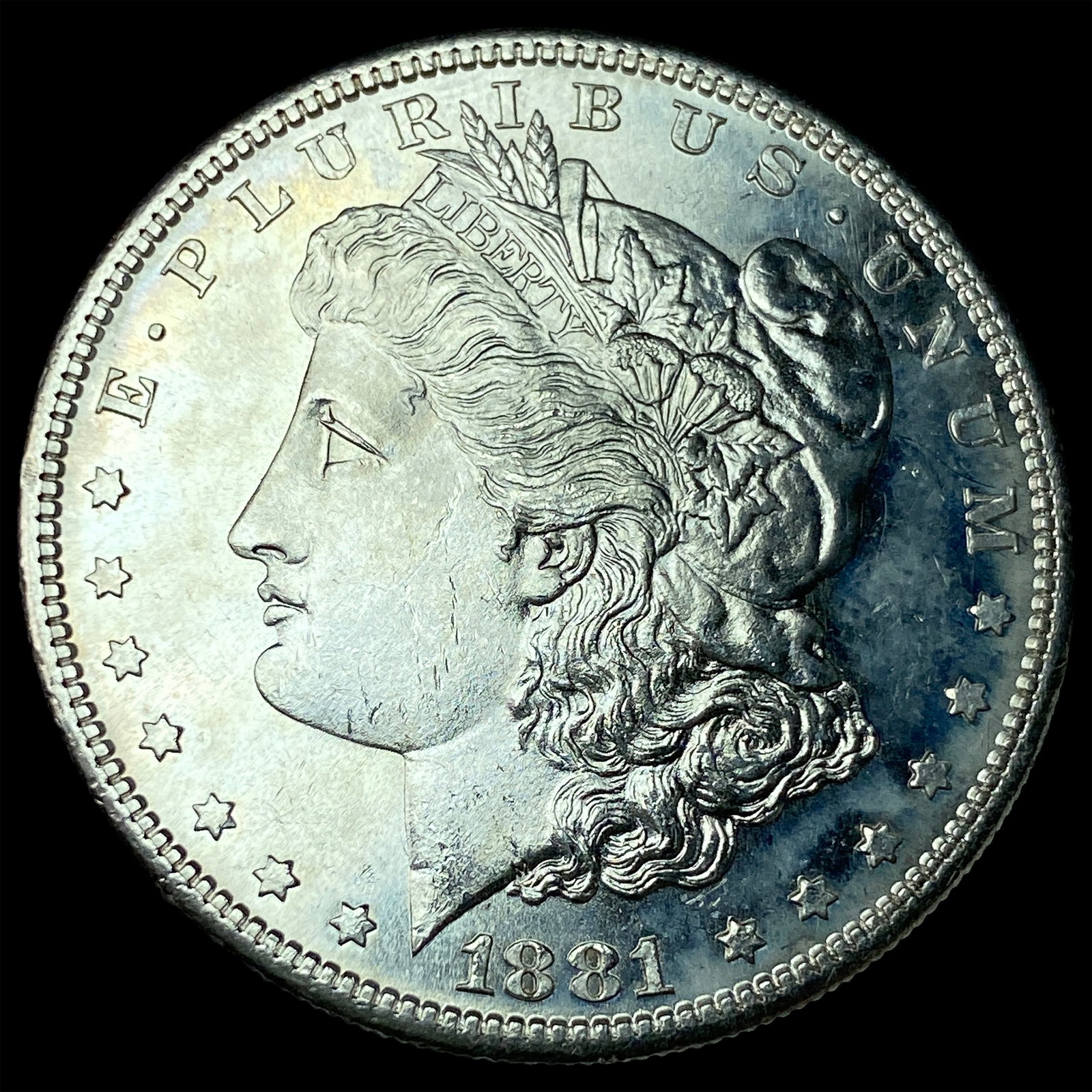 1881-S Silver Morgan Dollar UNCIRCULATED: 1881-S Silver Morgan Dollar UNCIRCULATED