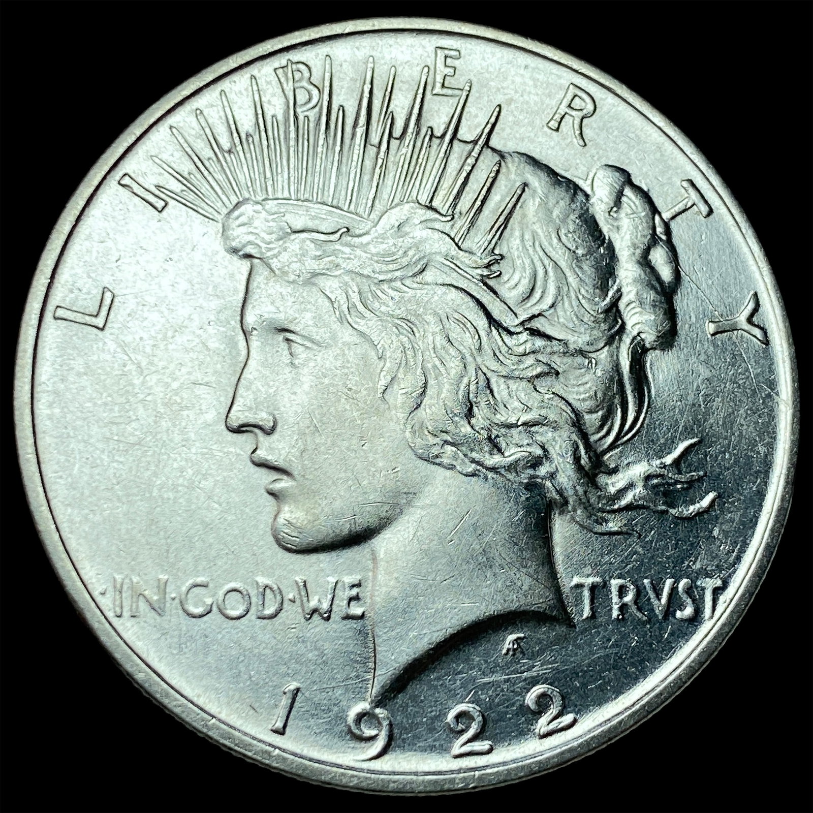 1922 Silver Peace Dollar CHOICE BU: 1922 Silver Peace Dollar CHOICE BU