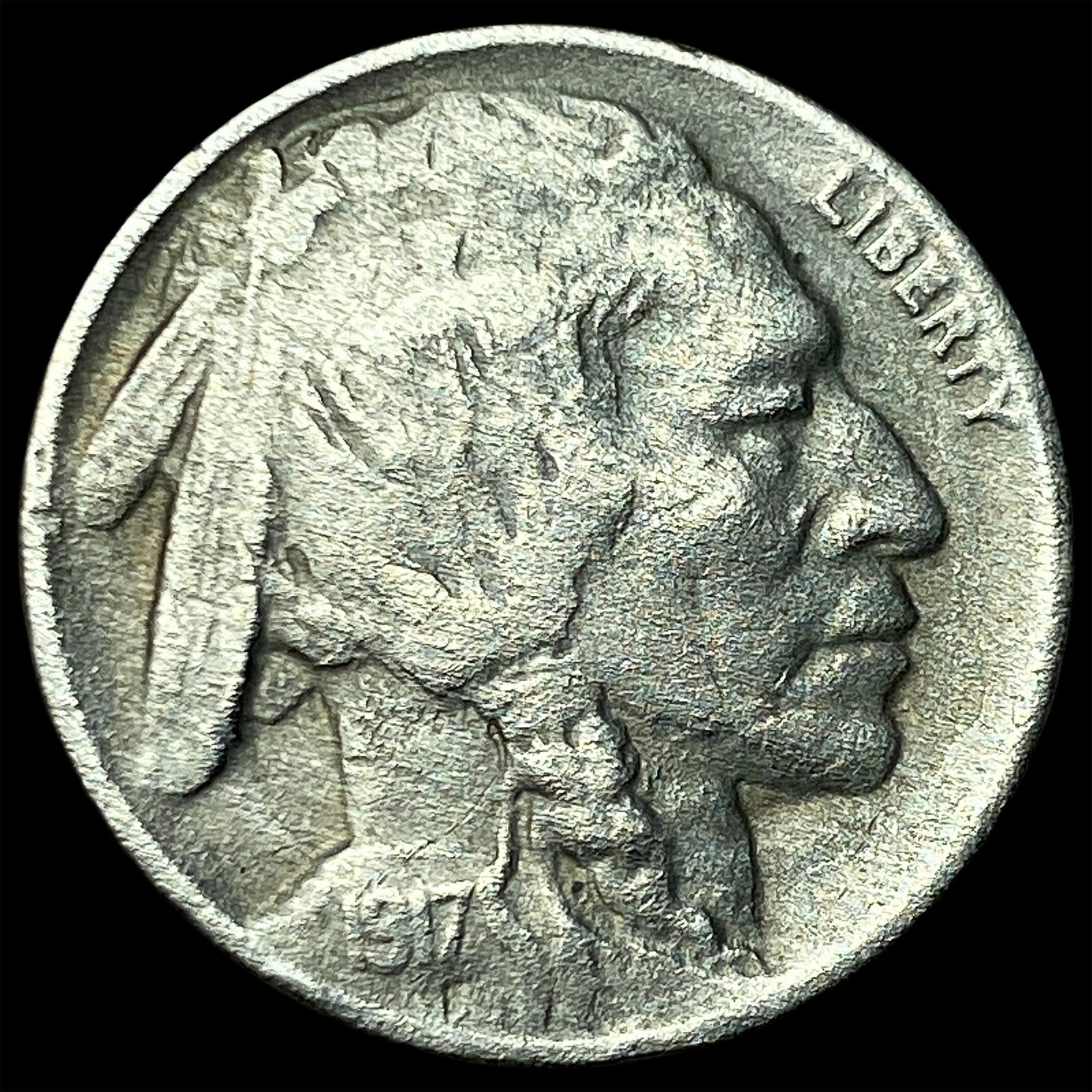 1917-D Buffalo Nickel NEARLY UNCIRCULATED: 1917-D Buffalo Nickel NEARLY UNCIRCULATED