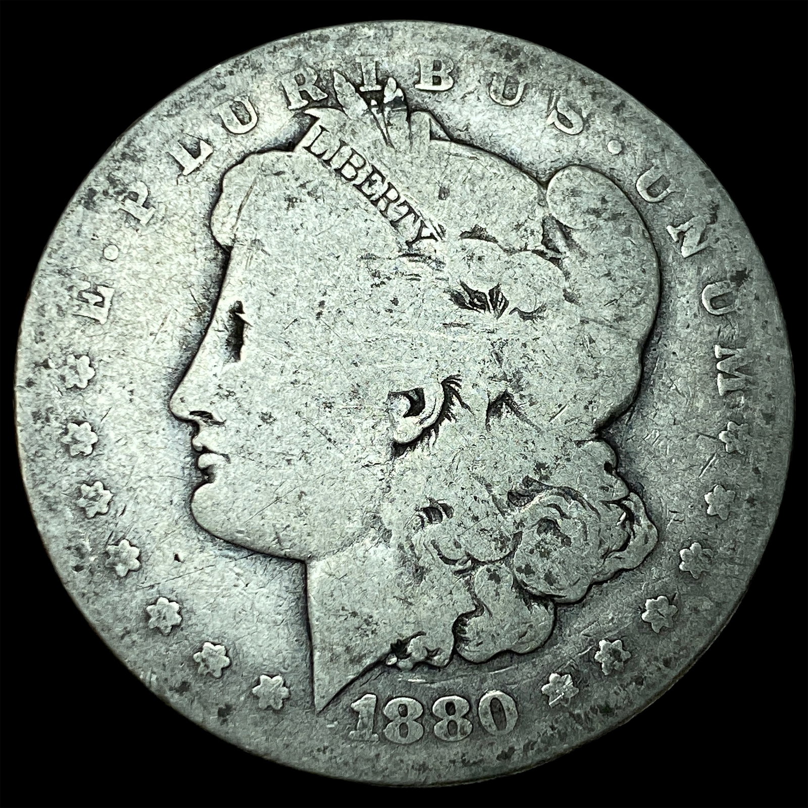 1880-O Silver Morgan Dollar NICELY CIRCULATED: 1880-O Silver Morgan Dollar NICELY CIRCULATED