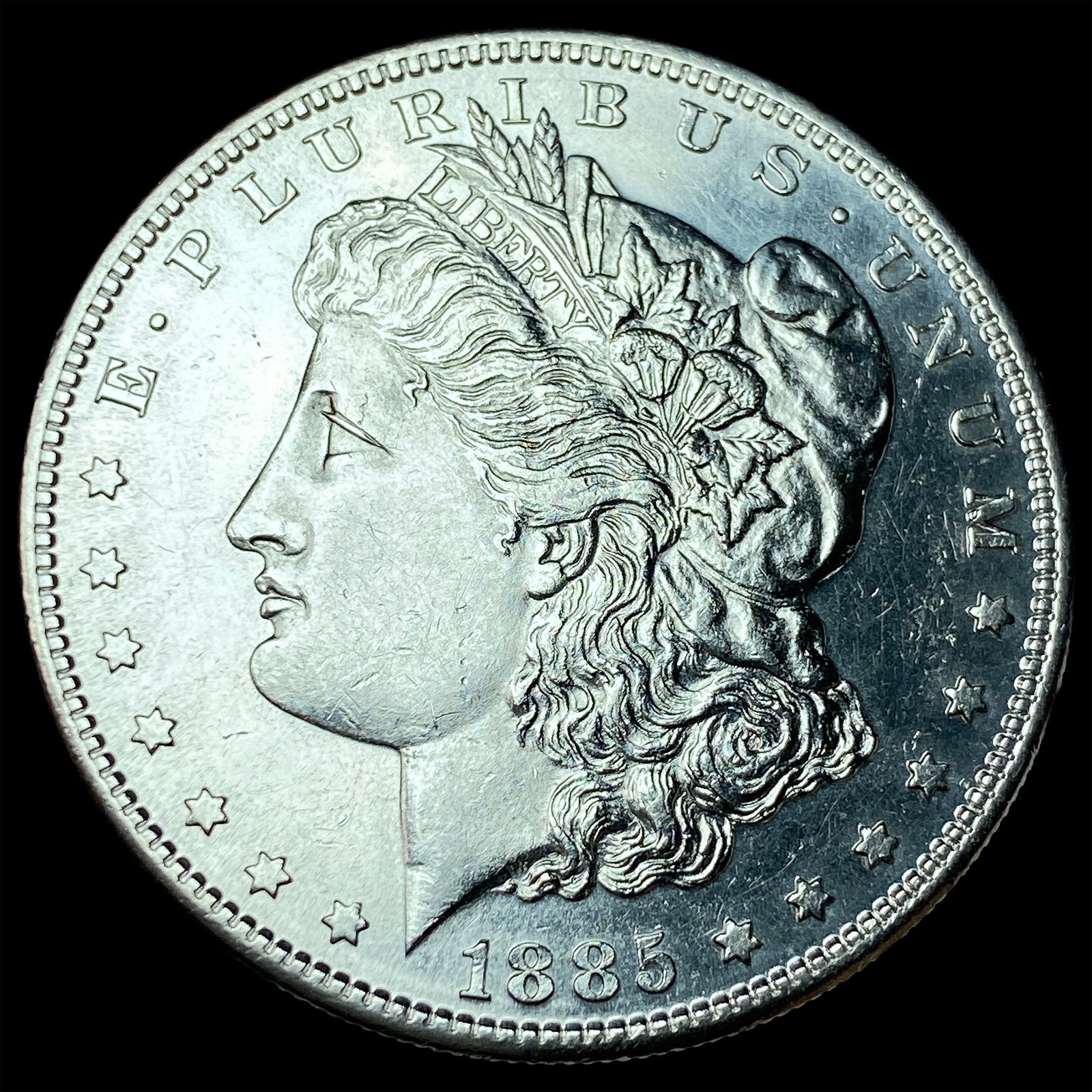 1885-S Silver Morgan Dollar UNCIRCULATED: 1885-S Silver Morgan Dollar UNCIRCULATED