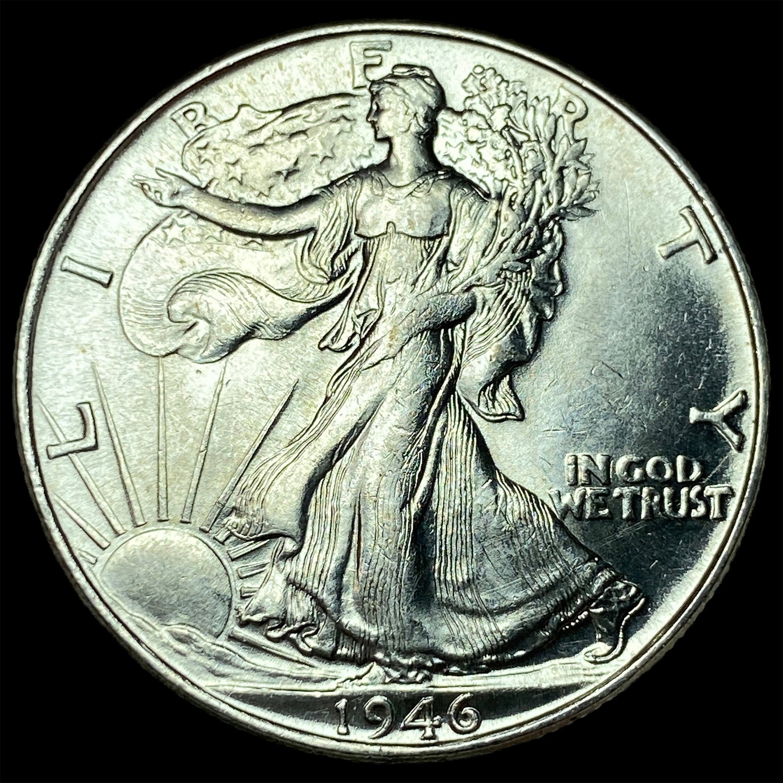 1946 Walking Liberty Half Dollar UNCIRCULATED: 1946 Walking Liberty Half Dollar UNCIRCULATED