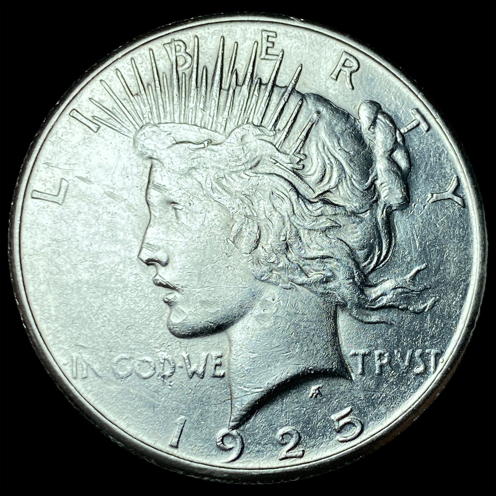 1925-S Silver Peace Dollar CLOSELY UNCIRCULATED: 1925-S Silver Peace Dollar CLOSELY UNCIRCULATED