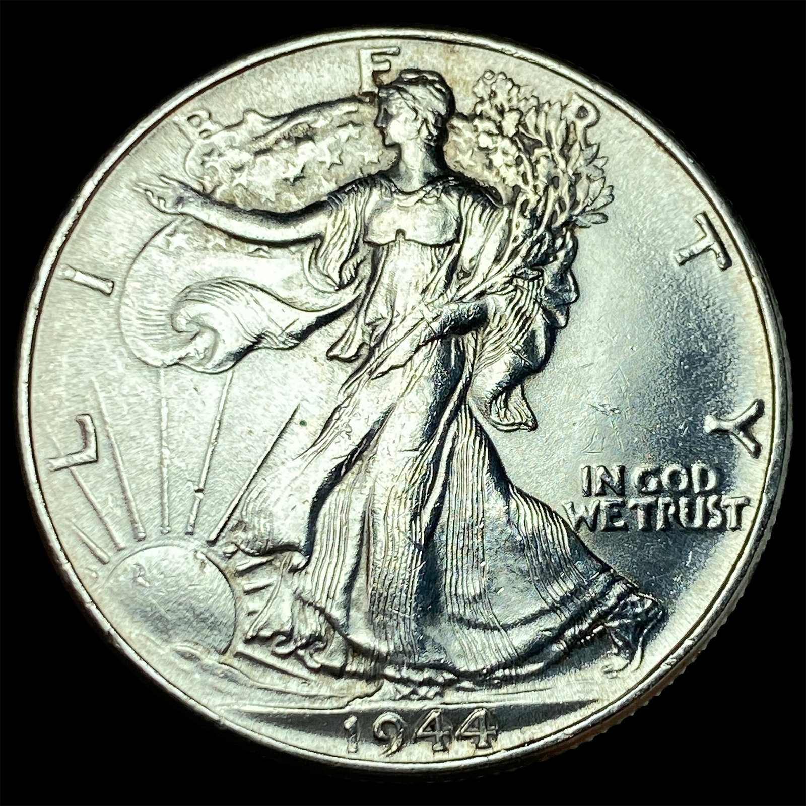 1944-S Silver Half Dollar UNCIRCULATED: 1944-S Silver Half Dollar UNCIRCULATED