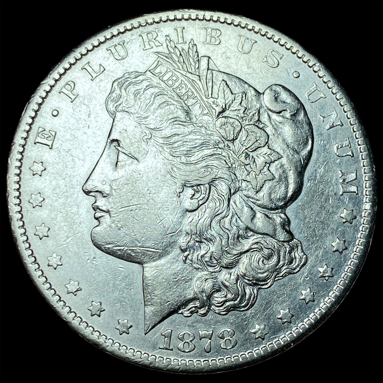 1878 Silver Morgan Dollar CHOICE AU: 1878 Silver Morgan Dollar CHOICE AU