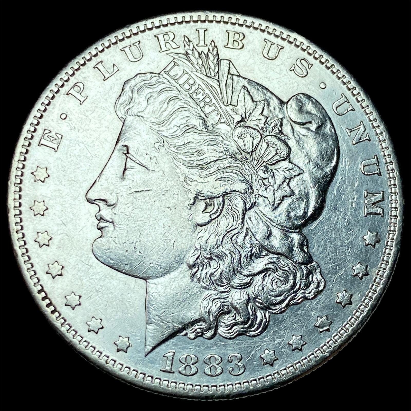 1883-S Silver Morgan Dollar CLOSELY UNCIRCULATED: 1883-S Silver Morgan Dollar CLOSELY UNCIRCULATED