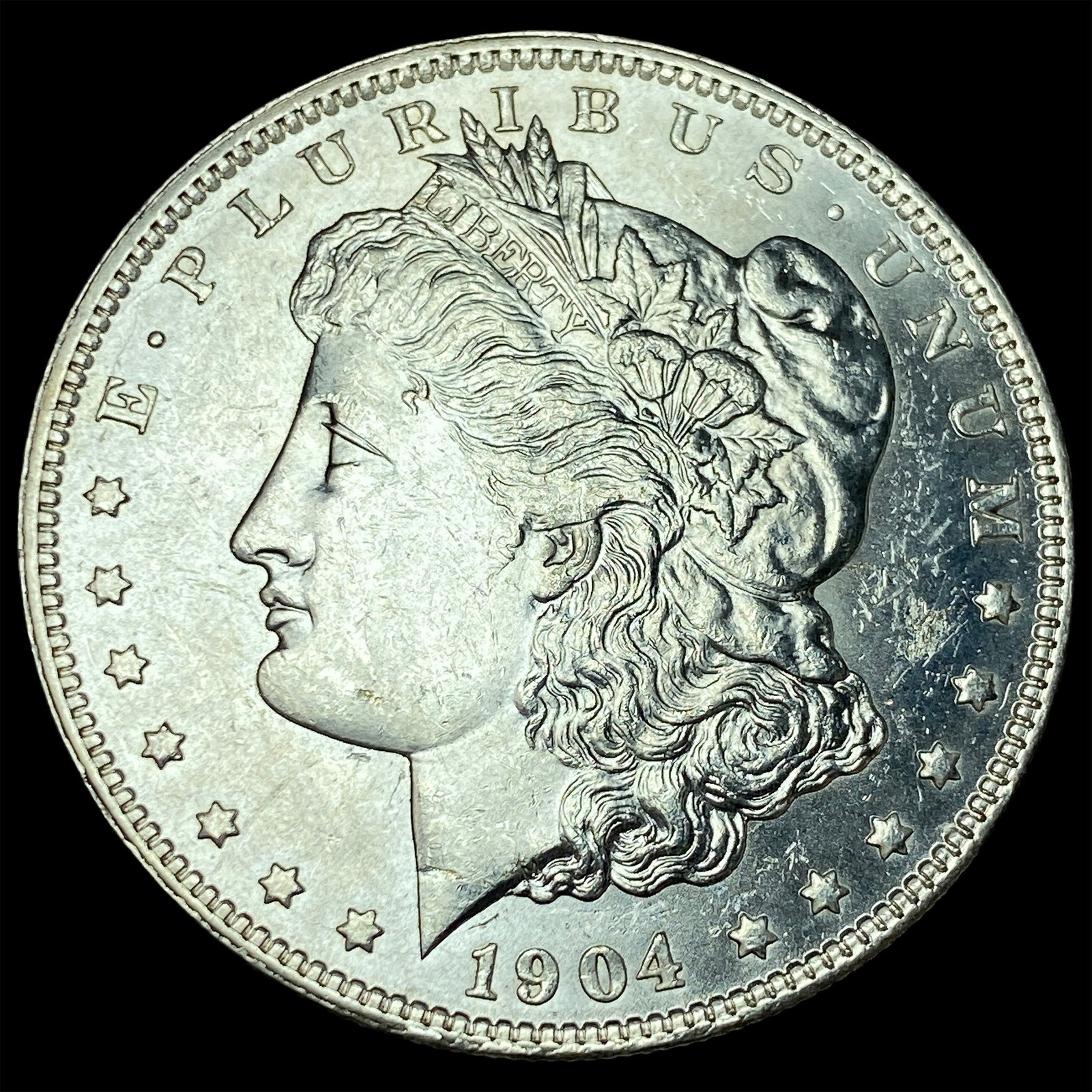 1904 Morgan Silver Dollar UNCIRCULATED: 1904 Morgan Silver Dollar UNCIRCULATED