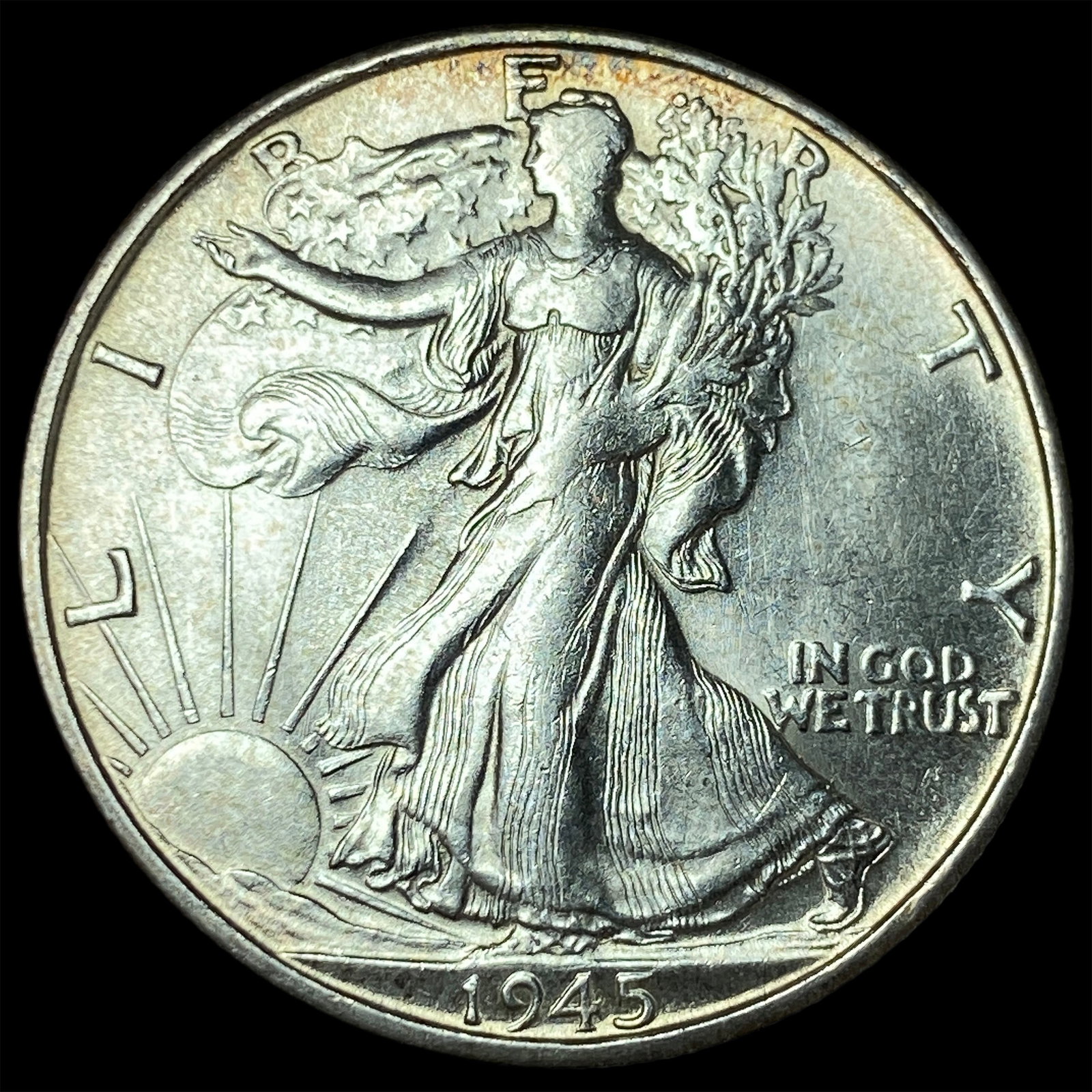1945-S Silver Half Dollar UNCIRCULATED: 1945-S Silver Half Dollar UNCIRCULATED