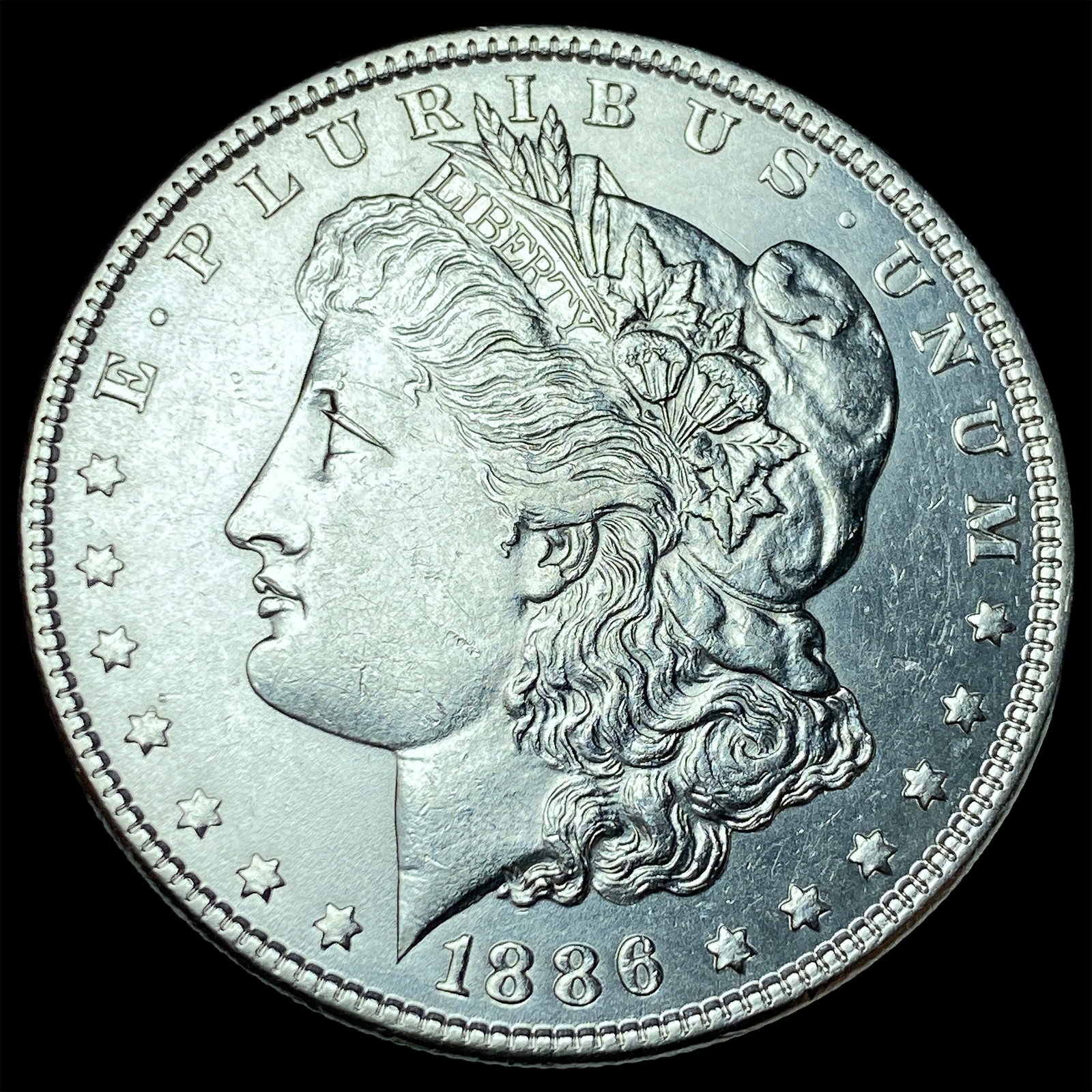 1886 Morgan Silver Dollar UNCIRCULATED: 1886 Morgan Silver Dollar UNCIRCULATED