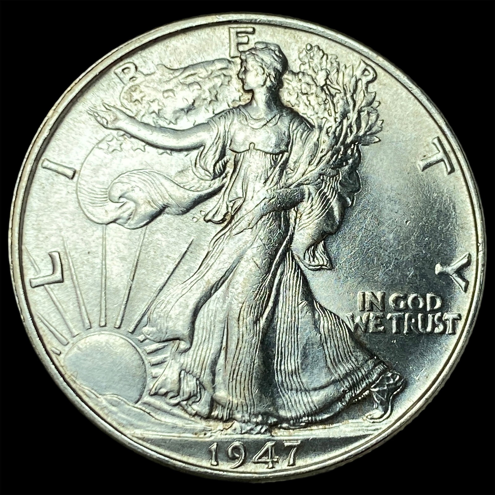 1947 Silver Half Dollar Walking Liberty UNCIRCULATED (1 of 2)