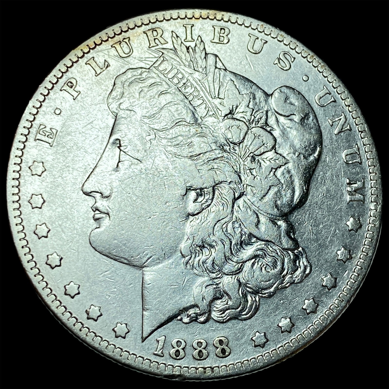 1888-S Silver Morgan Dollar NEARLY UNCIRCULATED: 1888-S Silver Morgan Dollar NEARLY UNCIRCULATED