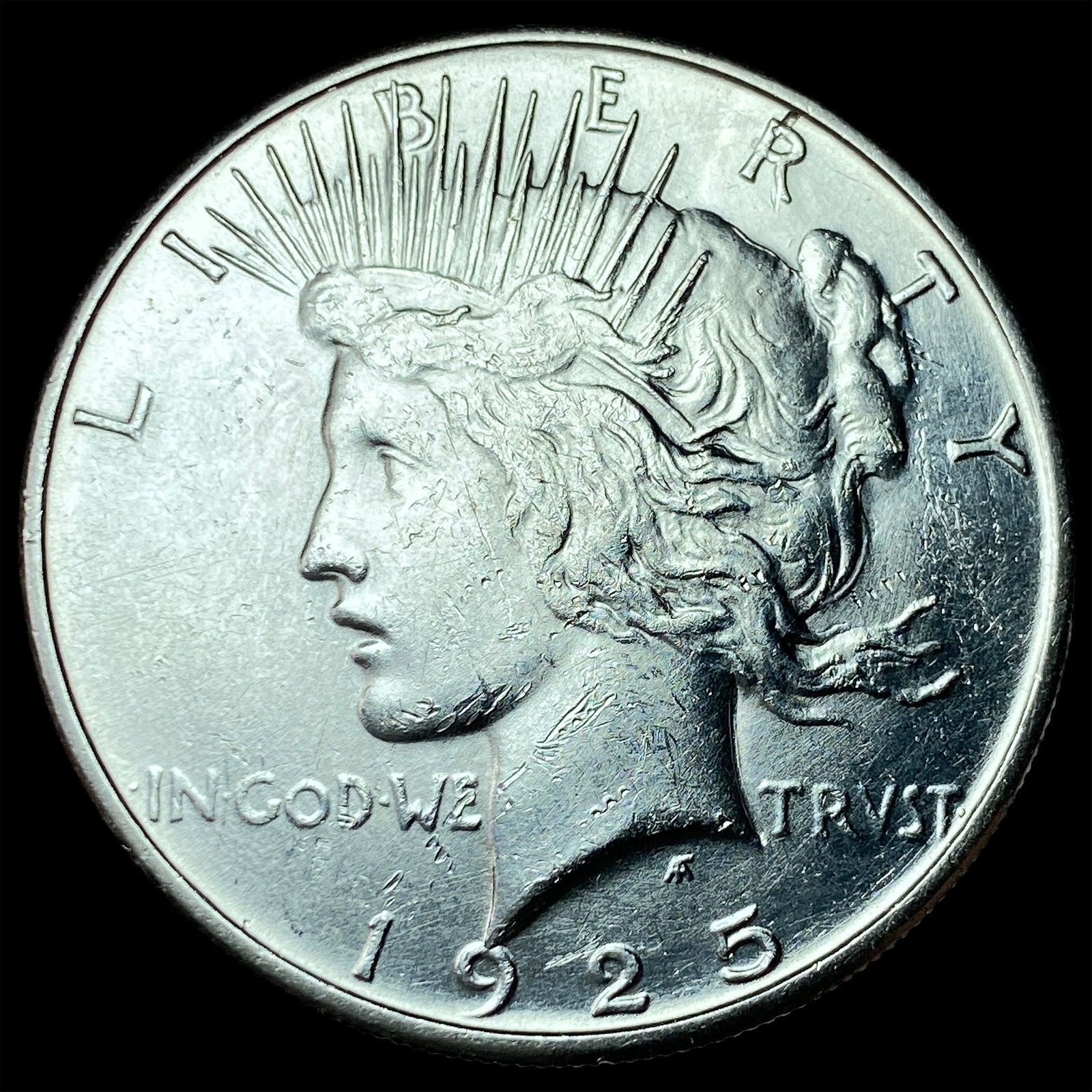 1925-S Silver Peace Dollar UNCIRCULATED: 1925-S Silver Peace Dollar UNCIRCULATED
