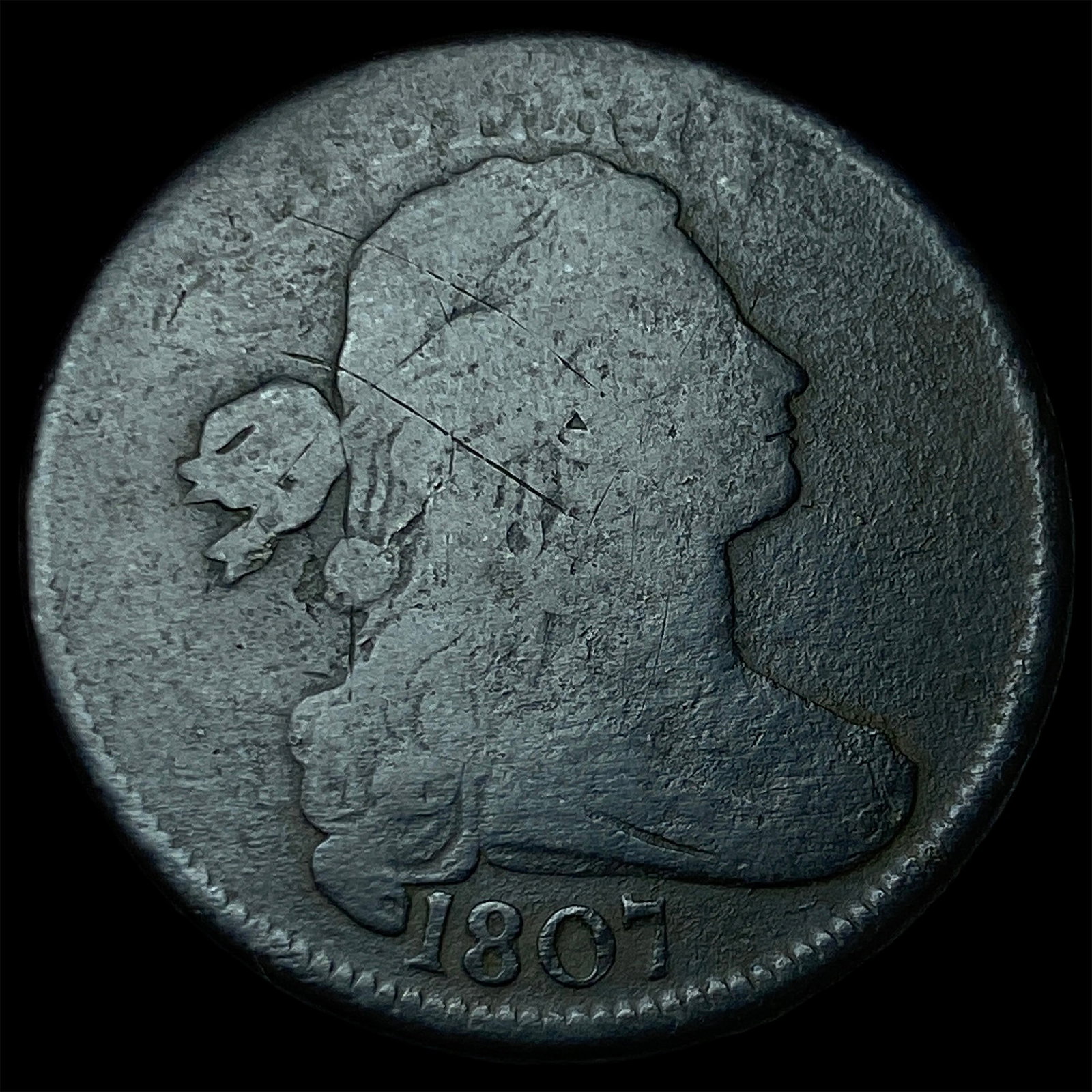 1807 Draped Bust Large Cent LIGHTLY CIRCULATED (1 of 2)
