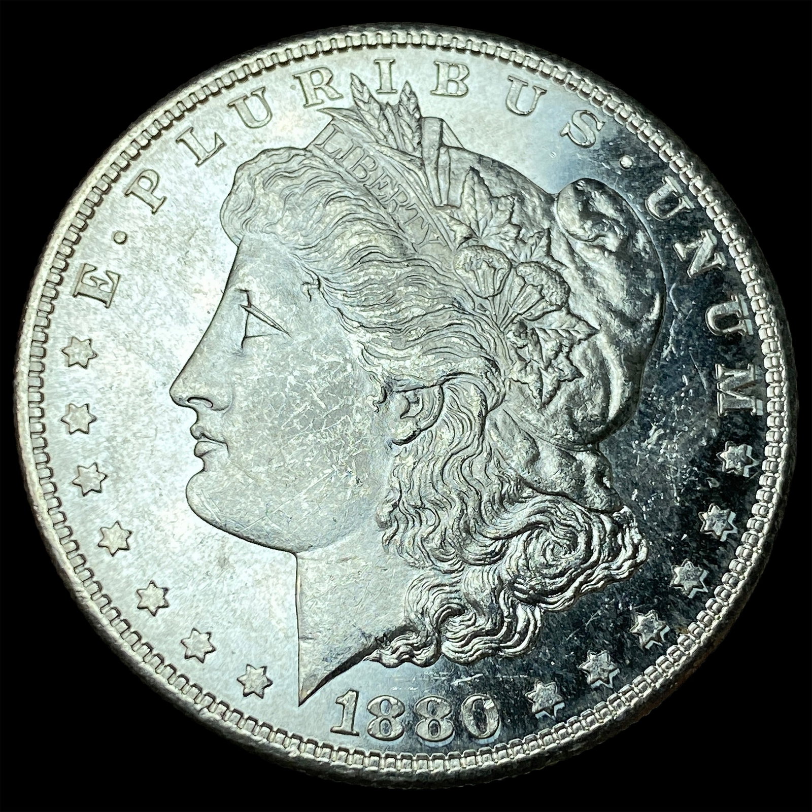 1880-S Silver Morgan Dollar UNCIRCULATED: 1880-S Silver Morgan Dollar UNCIRCULATED