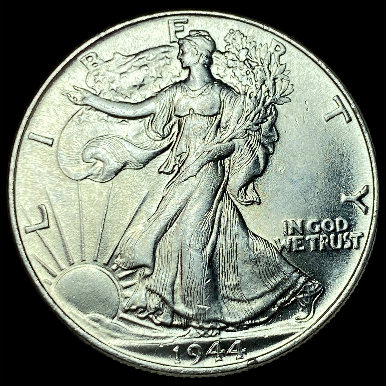 1944-S Silver Walking Liberty Half Dollar UNCIRCULATED: 1944-S Silver Walking Liberty Half Dollar UNCIRCULATED