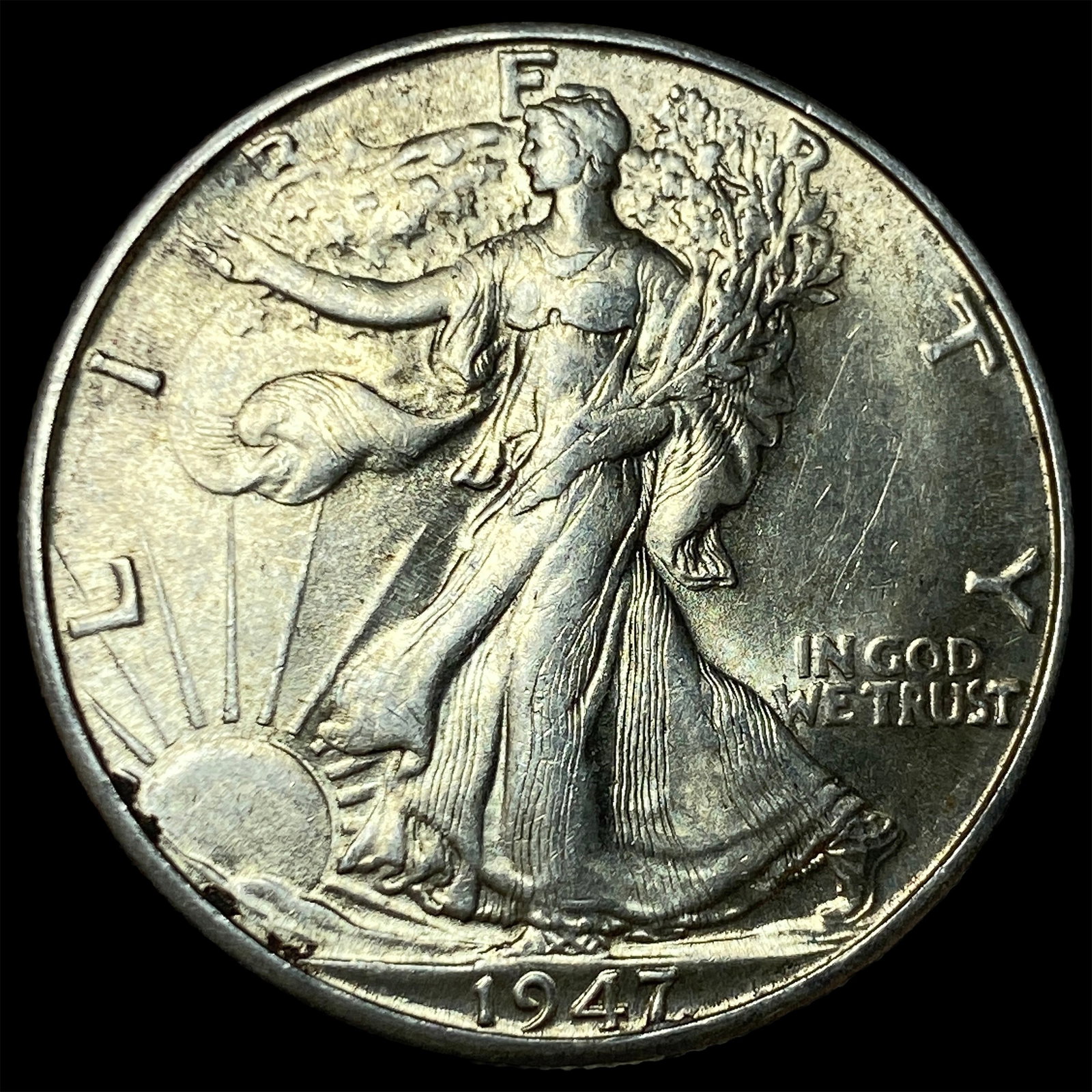 1947-D Silver Half Dollar UNCIRCULATED (1 of 2)